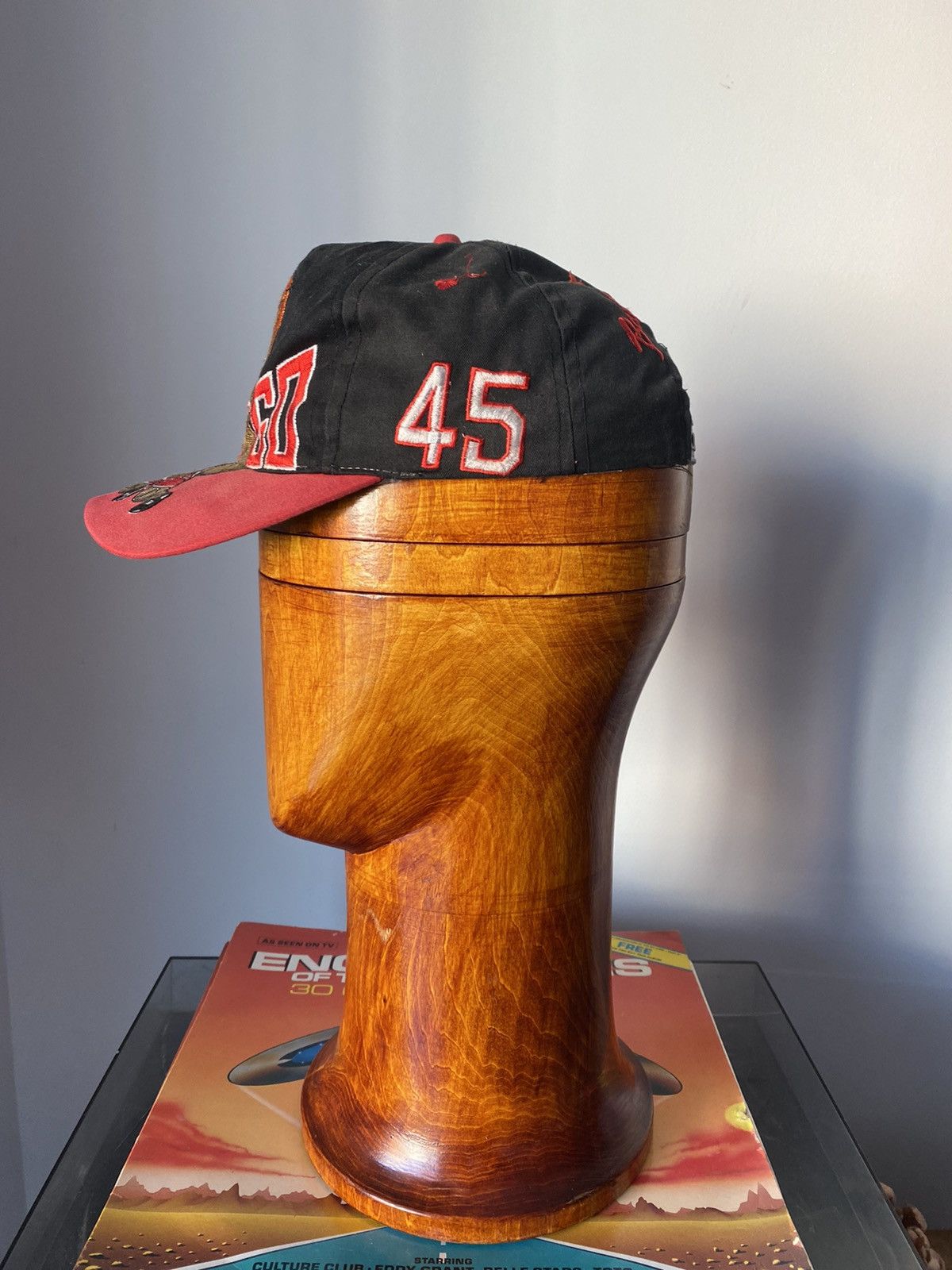 Vintage Bulls Jordan 45 Bootleg Cap 90s Size ONE SIZE - 2 Thumbnail