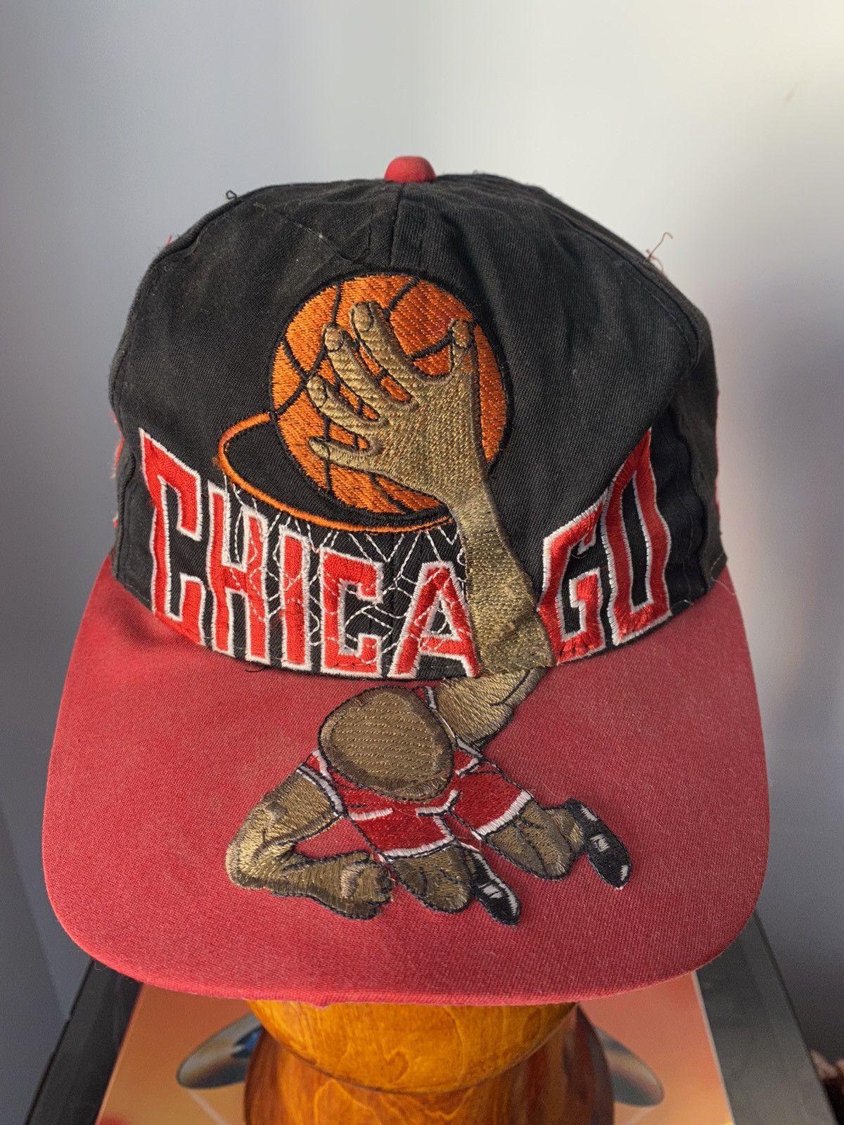 Vintage Bulls Jordan 45 Bootleg Cap 90s Size ONE SIZE - 6 Thumbnail
