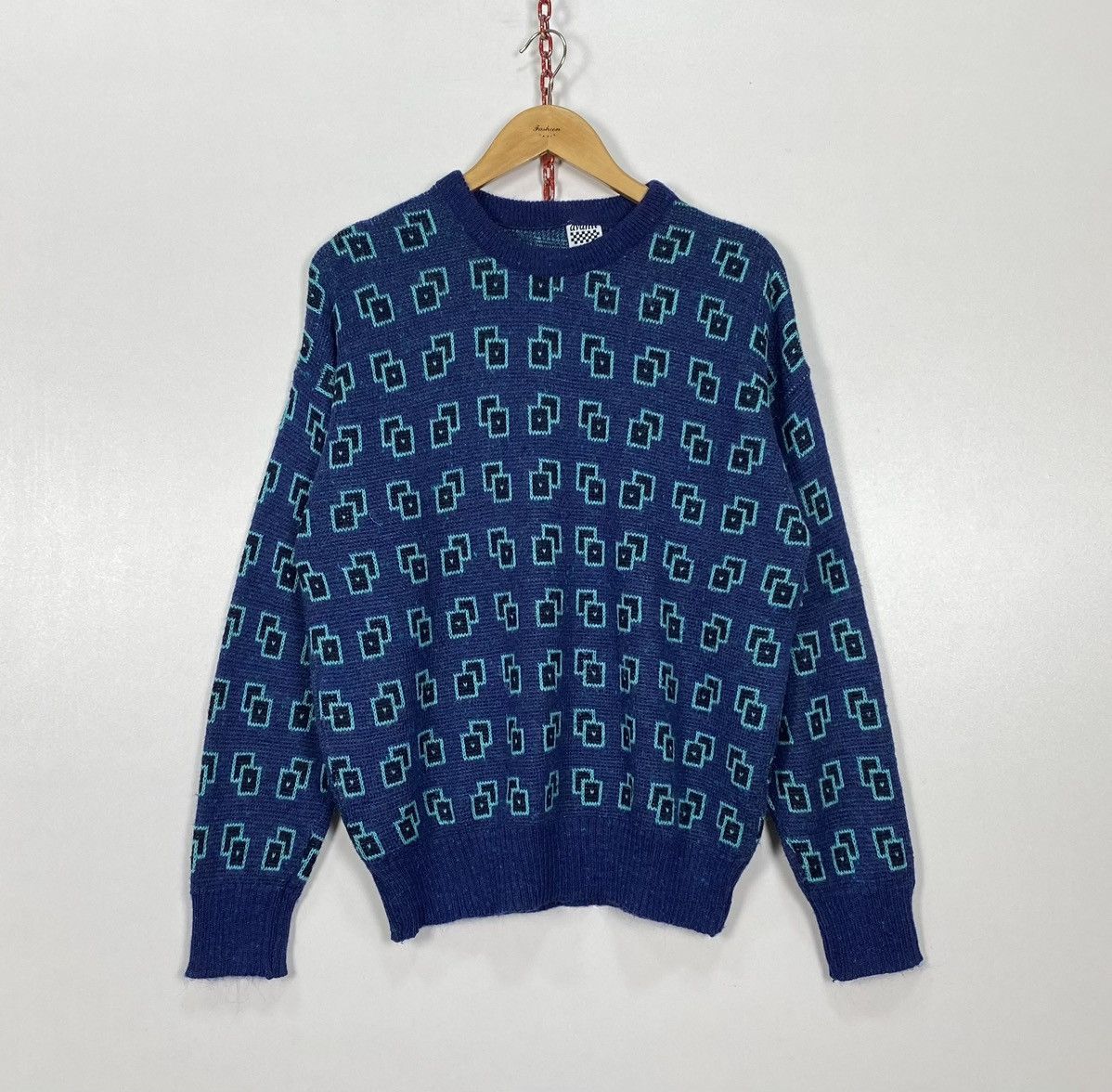 Other Vintage 90s Avanti Crew Neck Knit Jumper Sweater Size L Blue Size US L / EU 52-54 / 3 - 1 Thumbnail