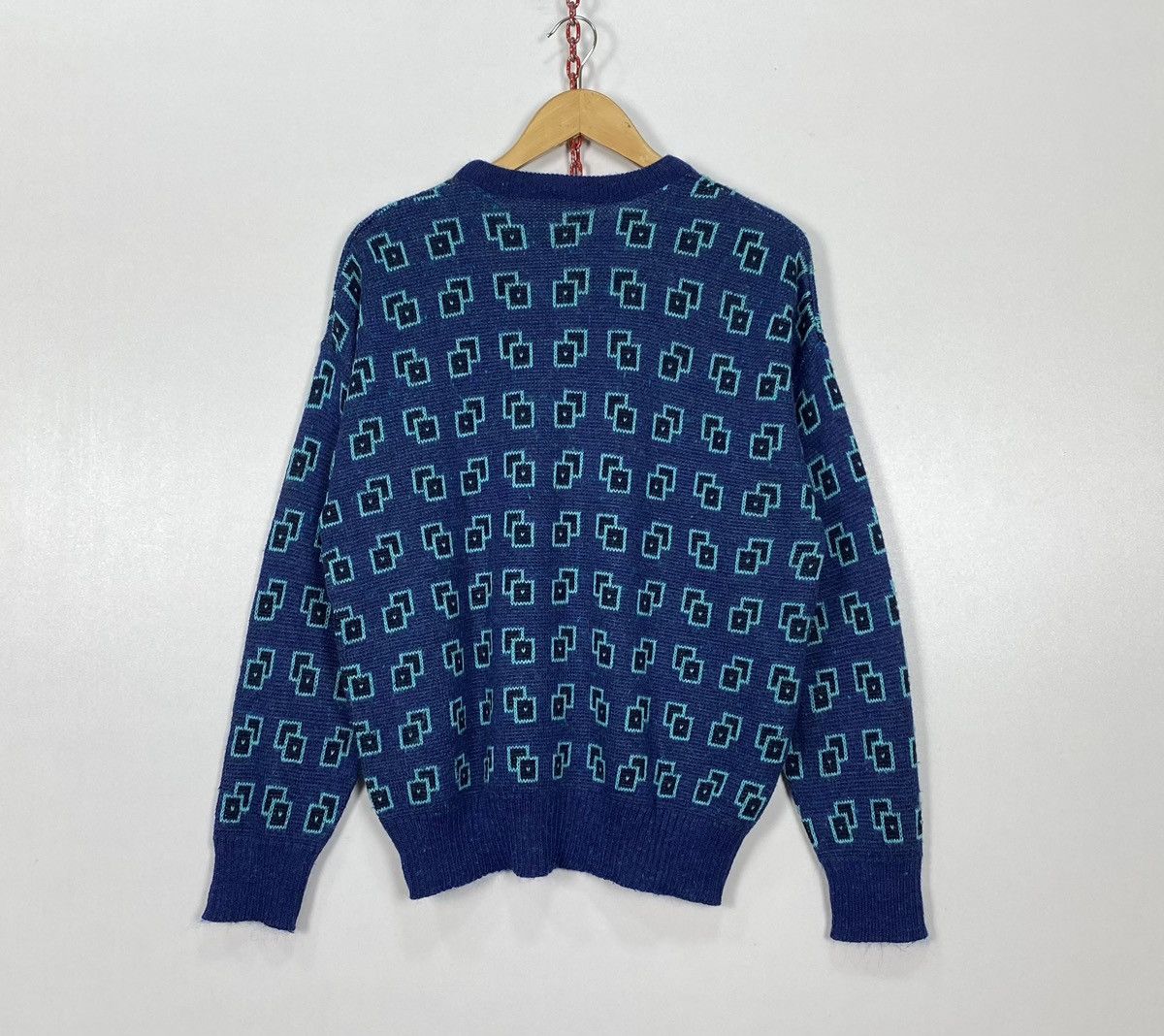 Other Vintage 90s Avanti Crew Neck Knit Jumper Sweater Size L Blue Size US L / EU 52-54 / 3 - 5 Thumbnail
