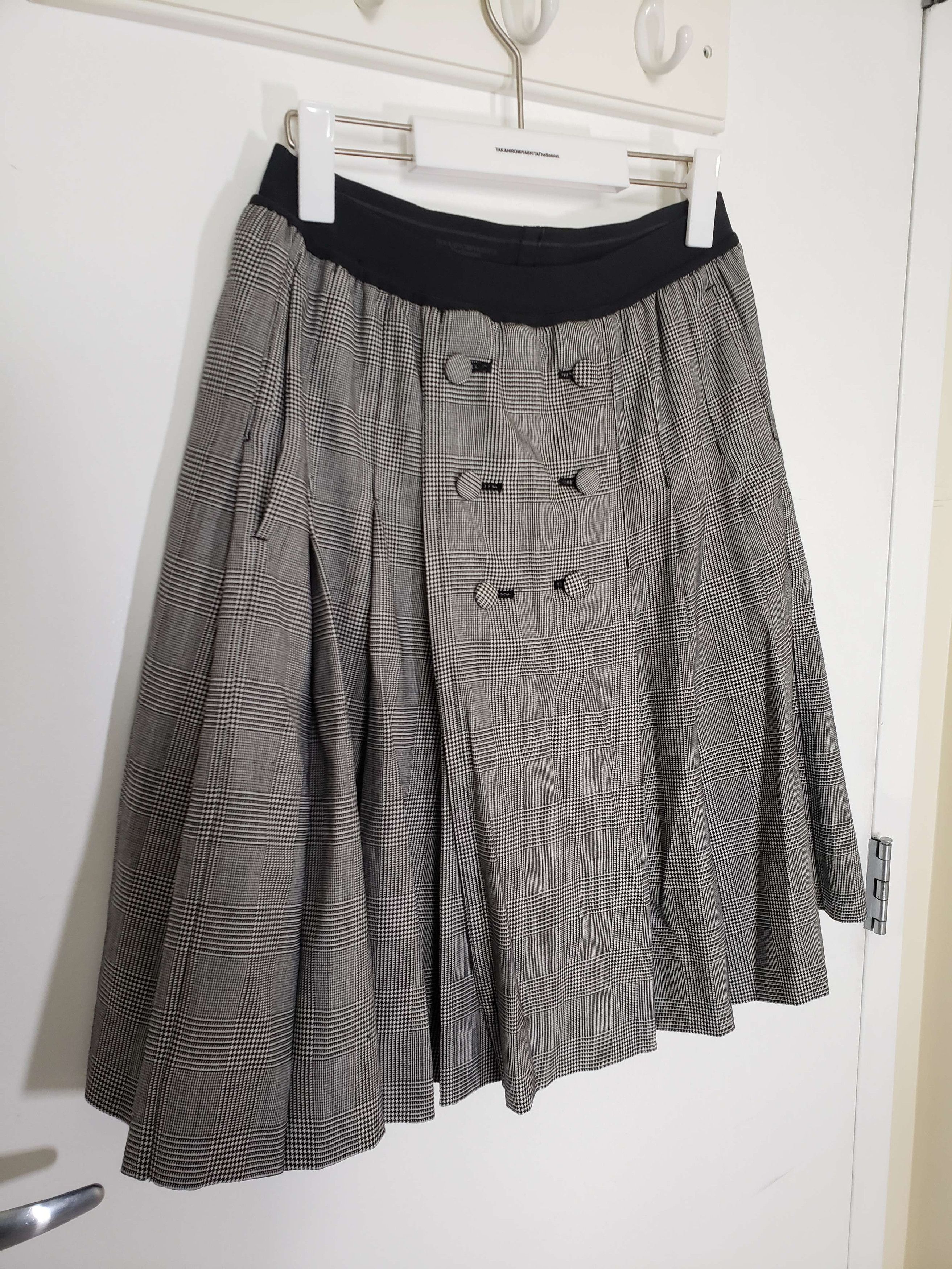 Takahiromiyashita The Soloist. SS 20 Glen Check Kilt Skirt Size US 30 / EU 46 - 6 Thumbnail