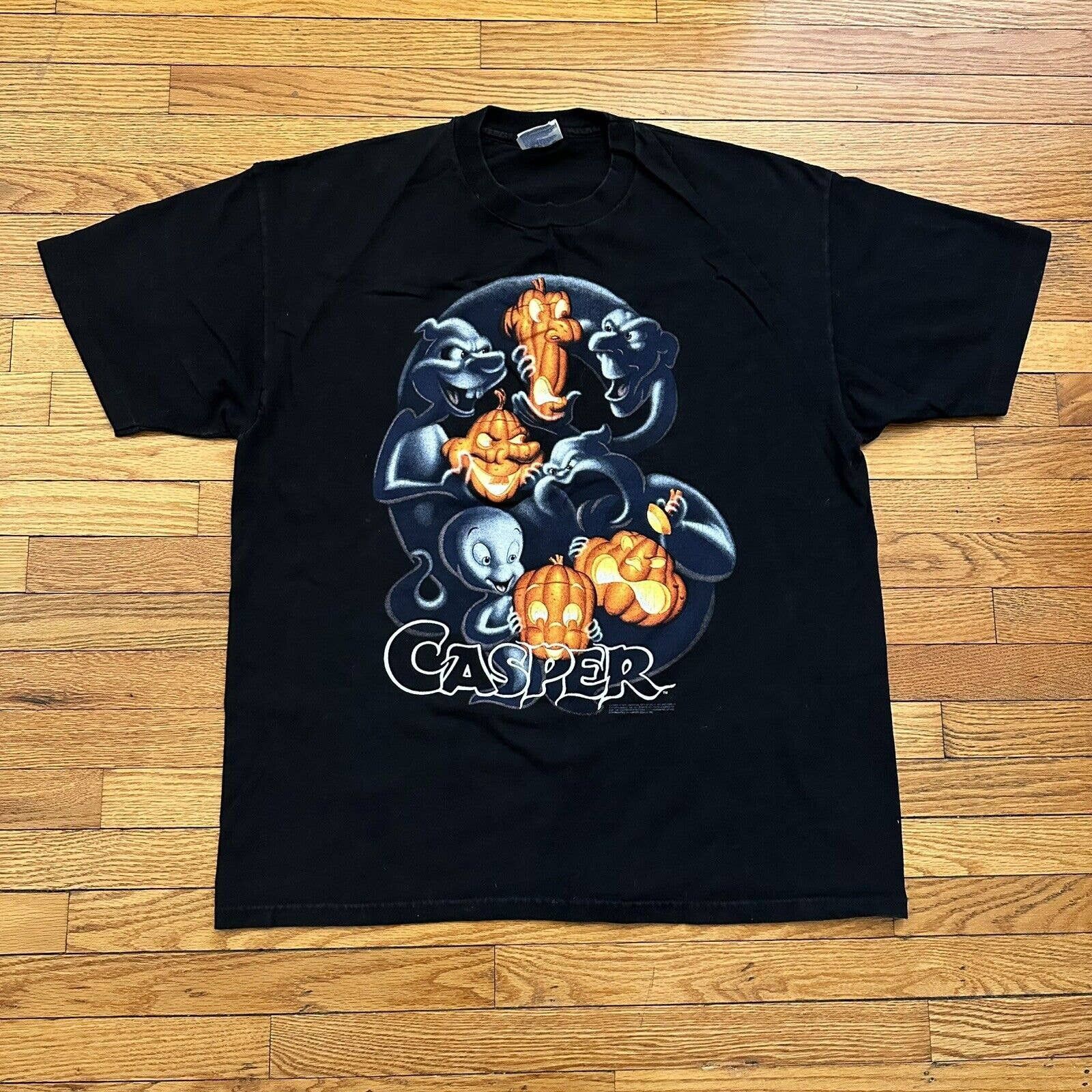 Vintage 1993 Casper Friendly Ghost Halloween T-Shirt Disney