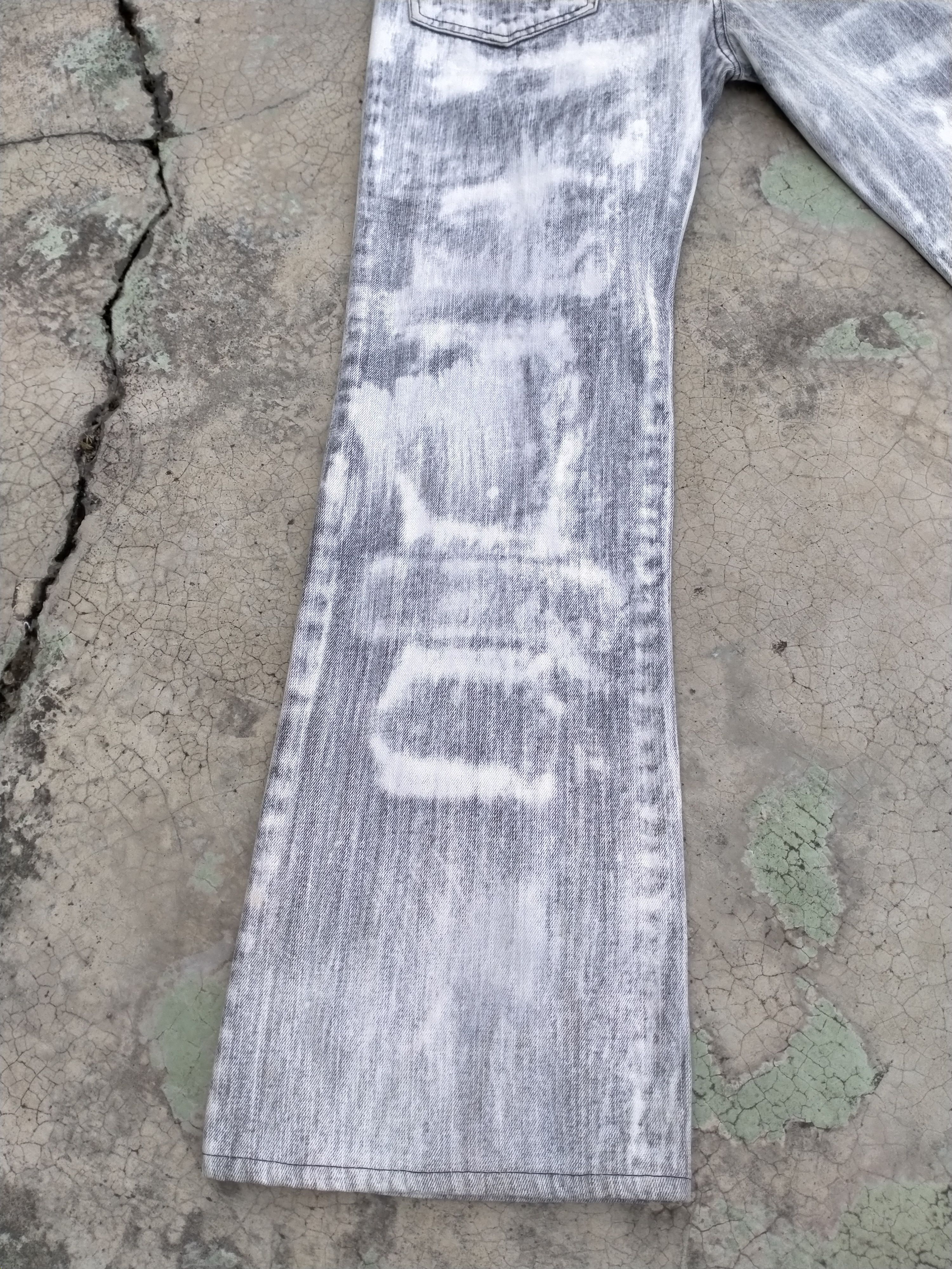 Beauty Beast Vintage Bernings Sho Distressed Printed Denim Asid wash Size US 30 / EU 46 - 13 Thumbnail