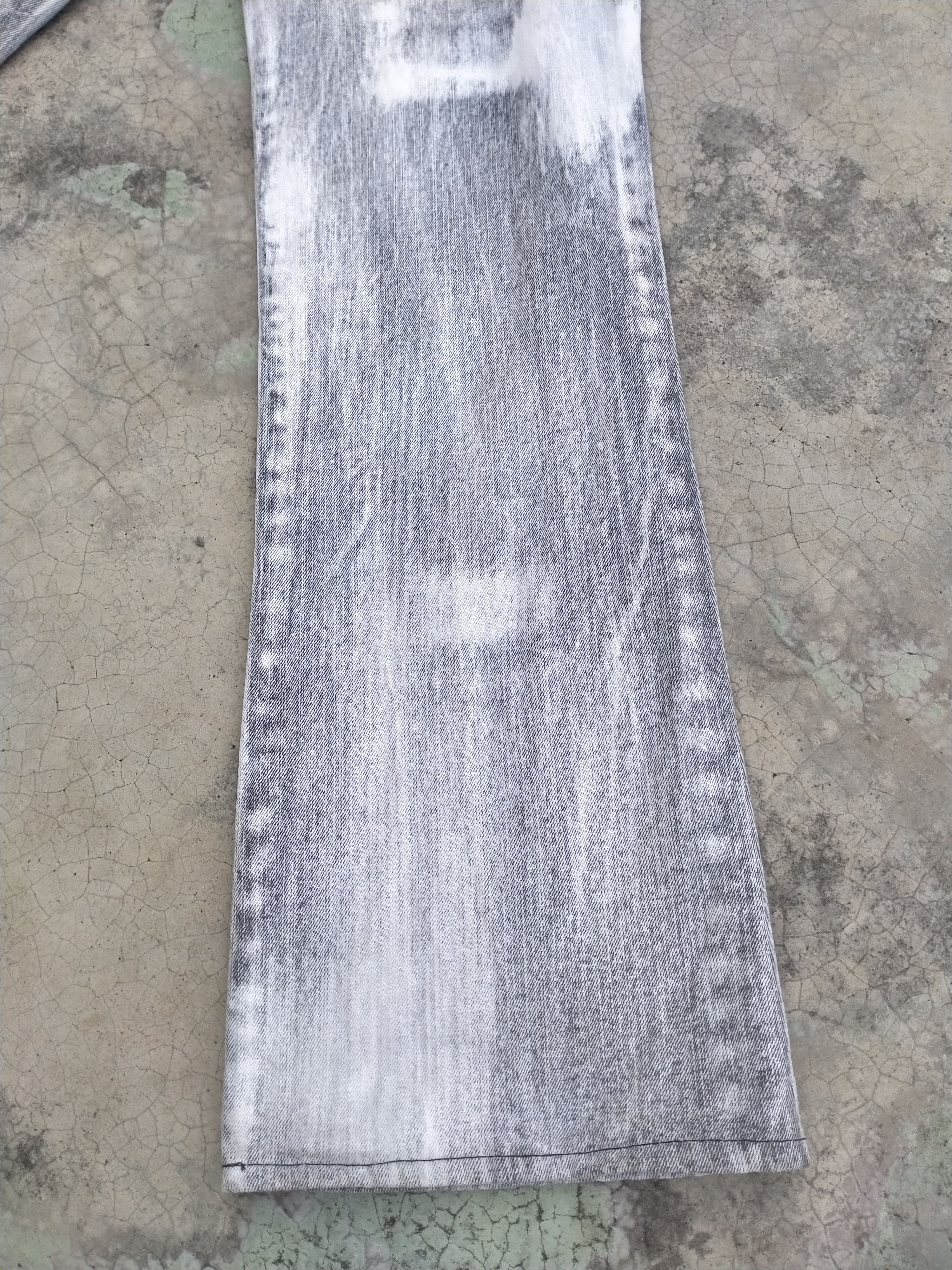 Beauty Beast Vintage Bernings Sho Distressed Printed Denim Asid wash Size US 30 / EU 46 - 12 Thumbnail
