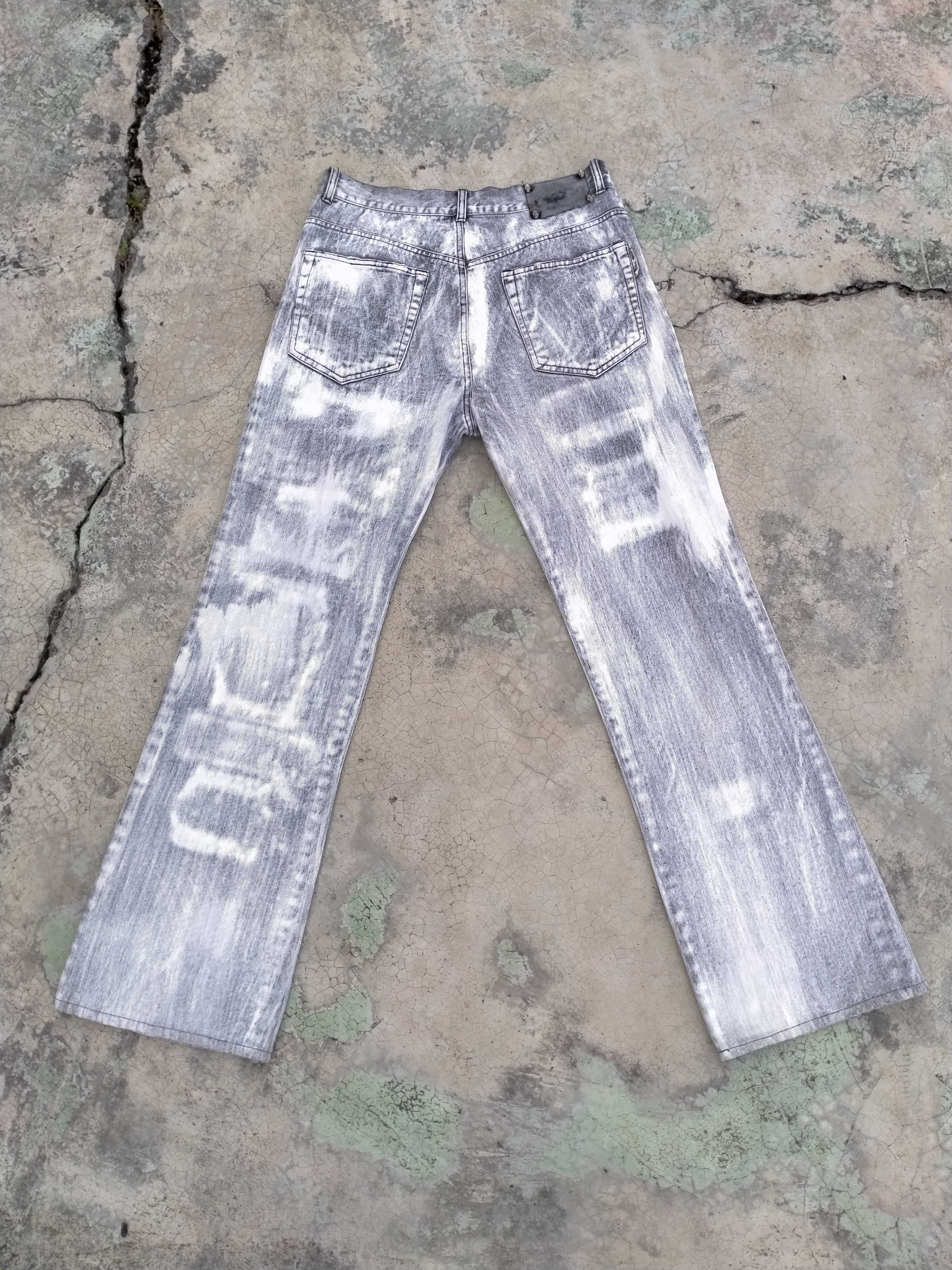 Beauty Beast Vintage Bernings Sho Distressed Printed Denim Asid wash Size US 30 / EU 46 - 9 Thumbnail
