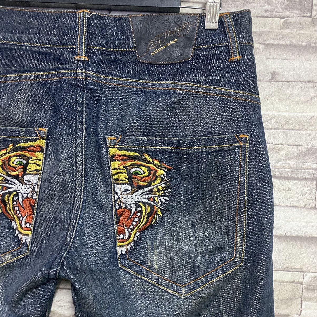 Ed Hardy Ed Hardy Denim Jeans Tiger Embroidery 32x30 Size US 32 / EU 48 - 11 Thumbnail