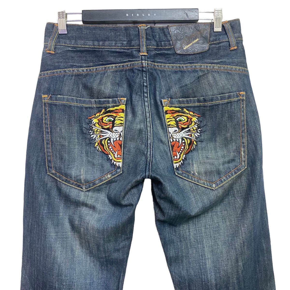 Ed Hardy Ed Hardy Denim Jeans Tiger Embroidery 32x30 Size US 32 / EU 48 - 1 Thumbnail