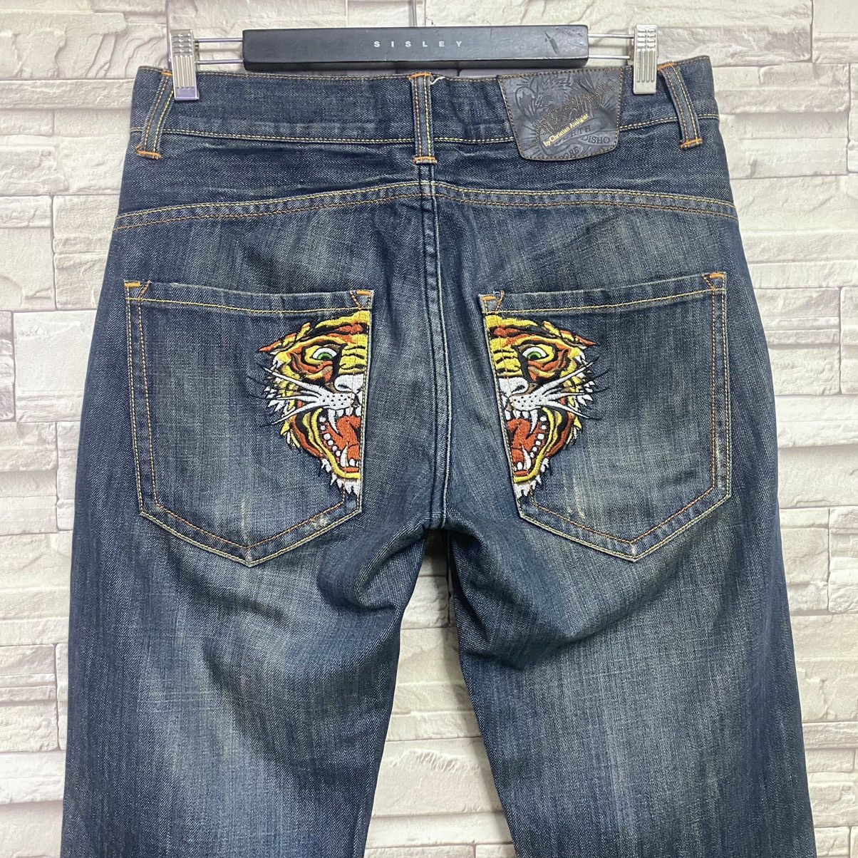 Ed Hardy Ed Hardy Denim Jeans Tiger Embroidery 32x30 Size US 32 / EU 48 - 10 Thumbnail