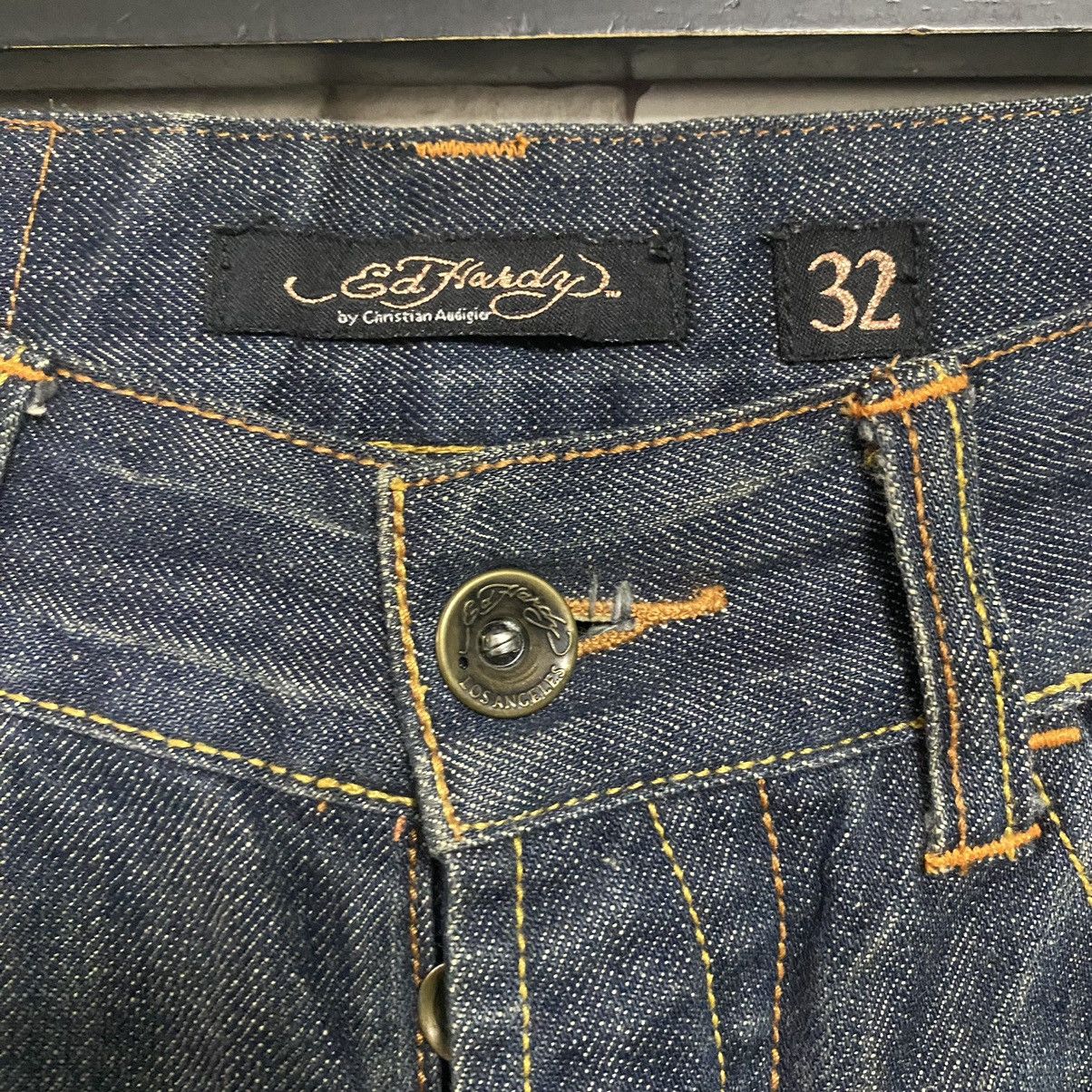 Ed Hardy Ed Hardy Denim Jeans Tiger Embroidery 32x30 Size US 32 / EU 48 - 14 Thumbnail