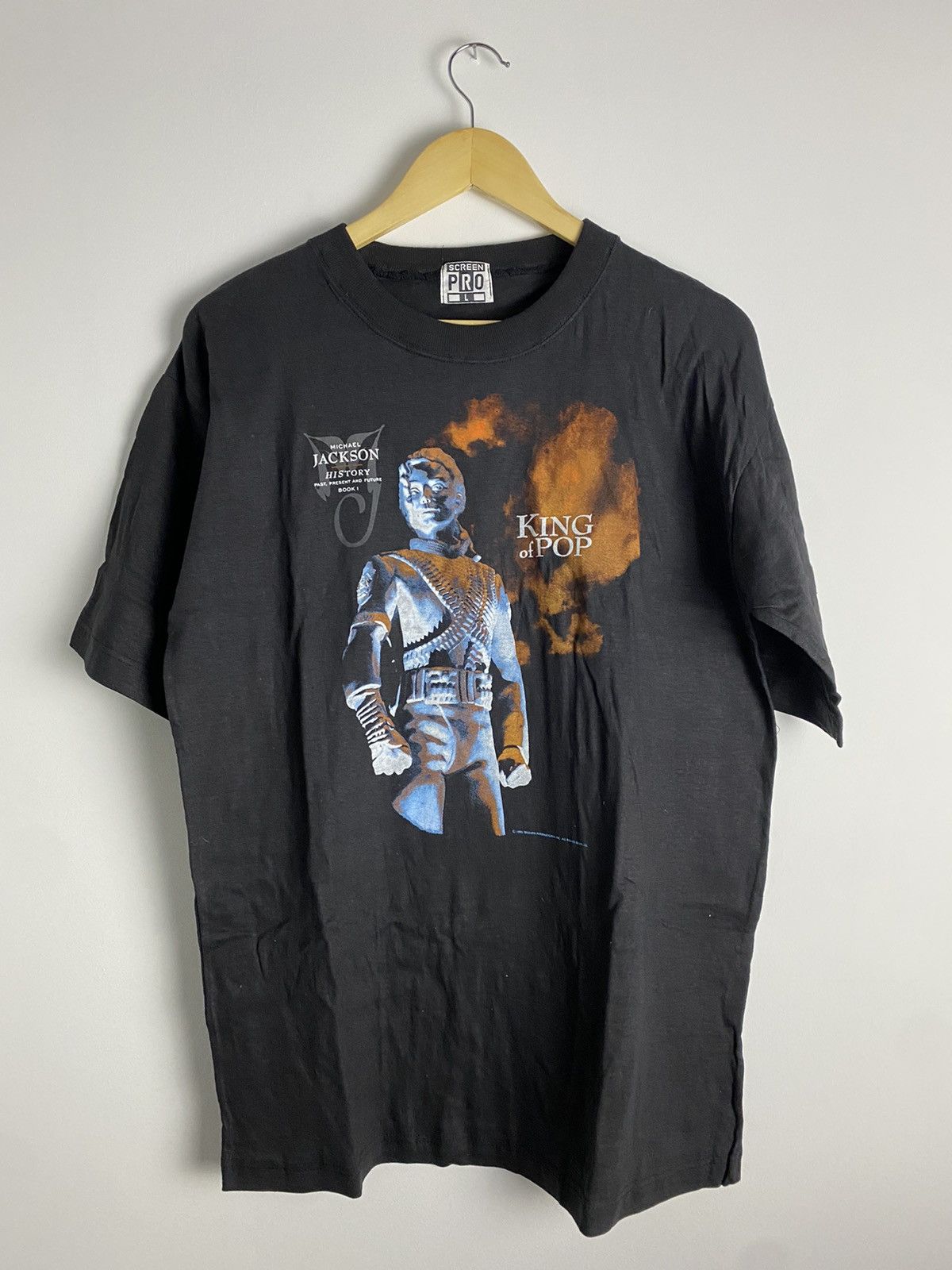 マイケル・ジャクソン　Tシャツ　黒　History　World　Tour　L マイケル・ジャクソン Tシャツ 黒 History World Tour L マイケル