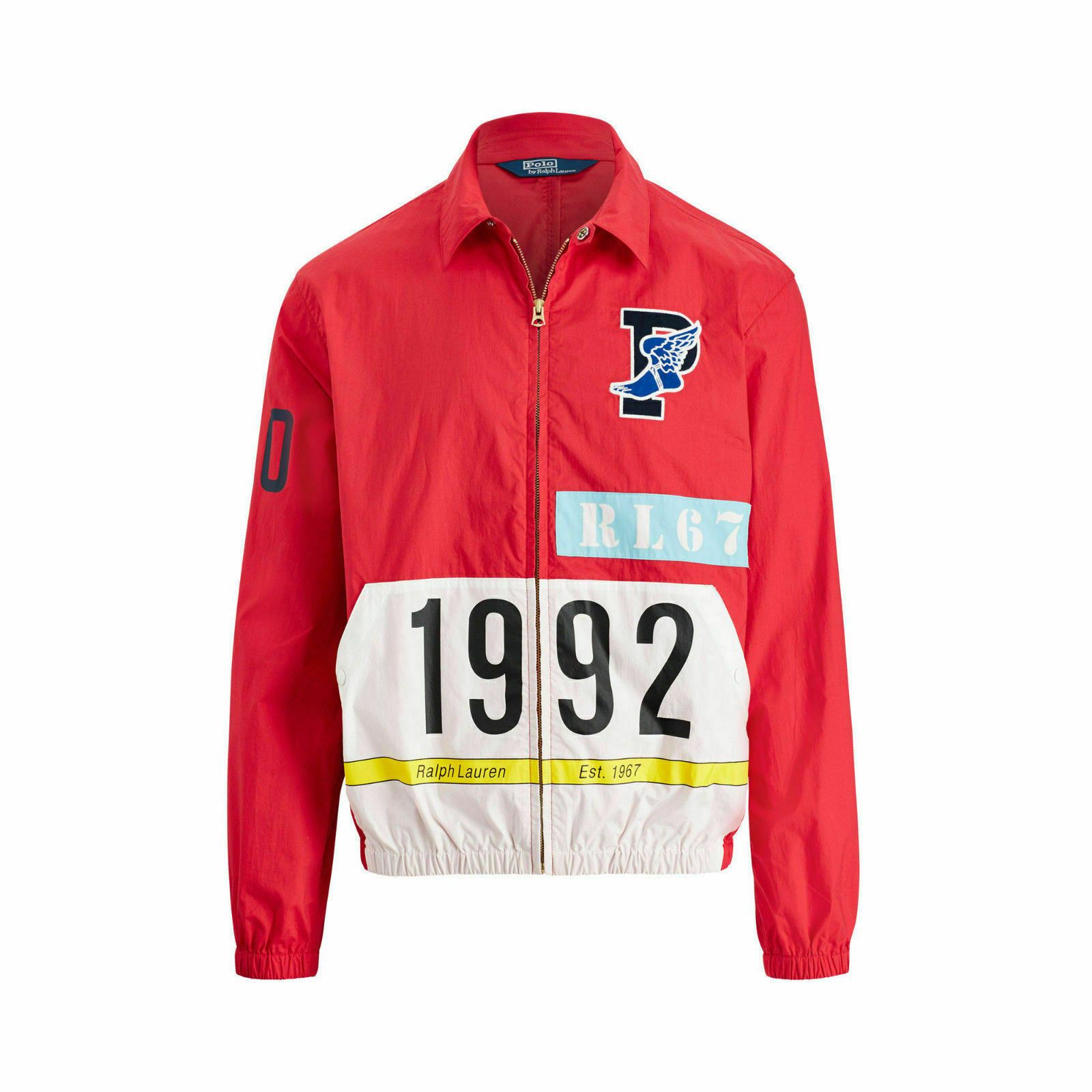 image of Polo Ralph Laurent Stadium P Wing Plate Windbreaker Medium, Men's