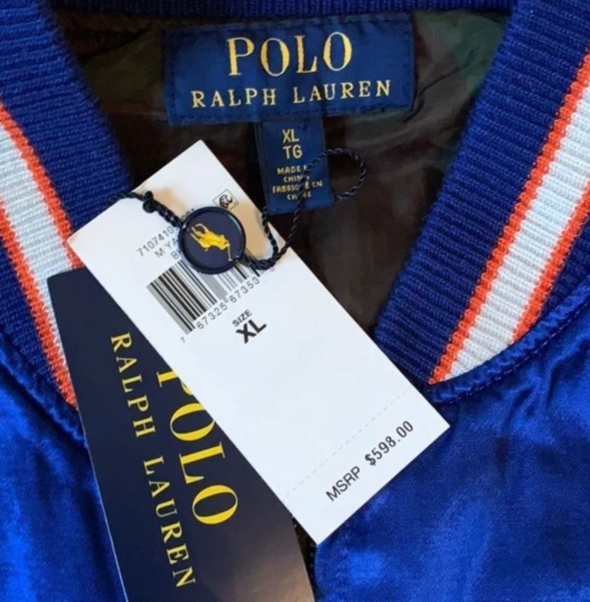 Polo Ralph Lauren POLO RALPH LAUREN WASHED SATIN SOUVENIR JACKET XL Size US XL / EU 56 / 4 - 13 Thumbnail
