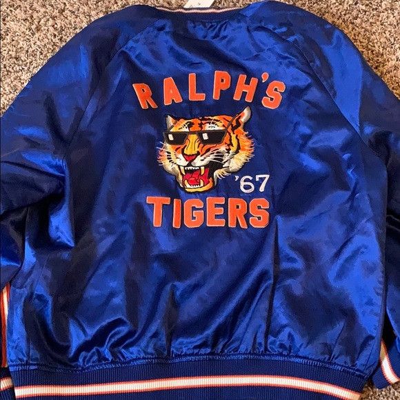 Polo Ralph Lauren POLO RALPH LAUREN WASHED SATIN SOUVENIR JACKET XL Size US XL / EU 56 / 4 - 10 Thumbnail