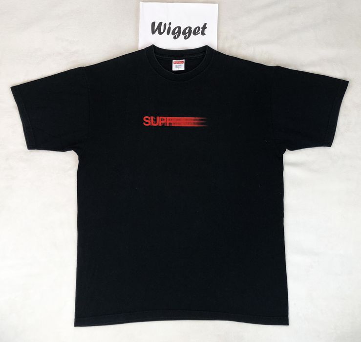 Supreme motion sale logo tee black