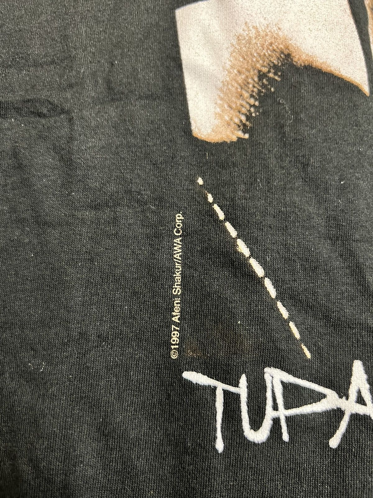 Band Tees Vintage 90s 2pac Tupac Gone But Not Forgotten Tee Rap Band Size US XL / EU 56 / 4 - 3 Thumbnail