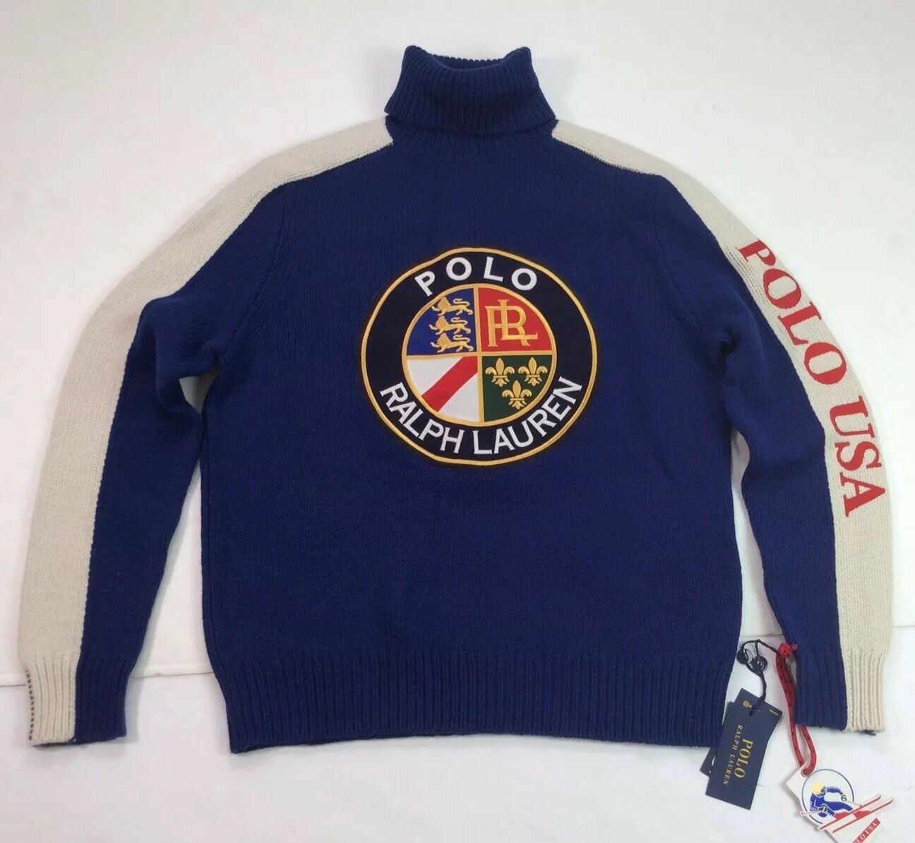 Polo Ralph Lauren Polo Ralph Lauren Downhill Cookie Turtleneck Sweater XXL Size US XXL / EU 58 / 5 - 3 Thumbnail