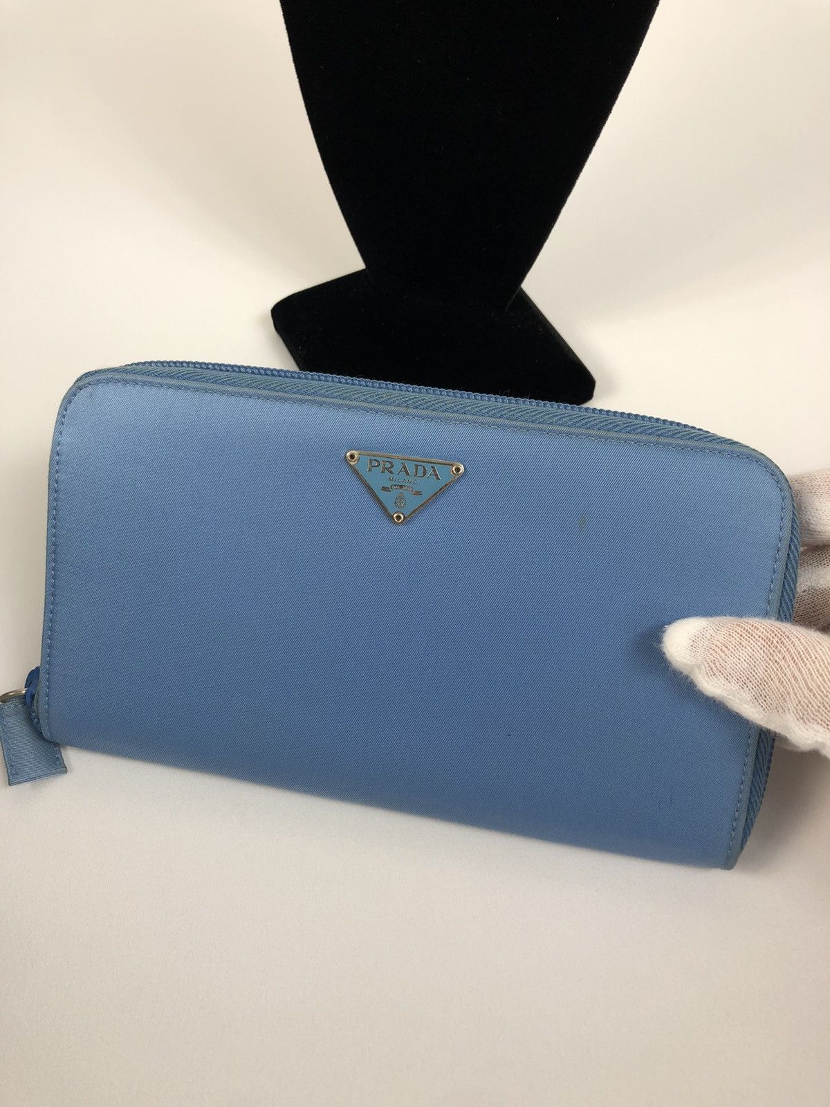 Prada tessuto nylon zippy wallet