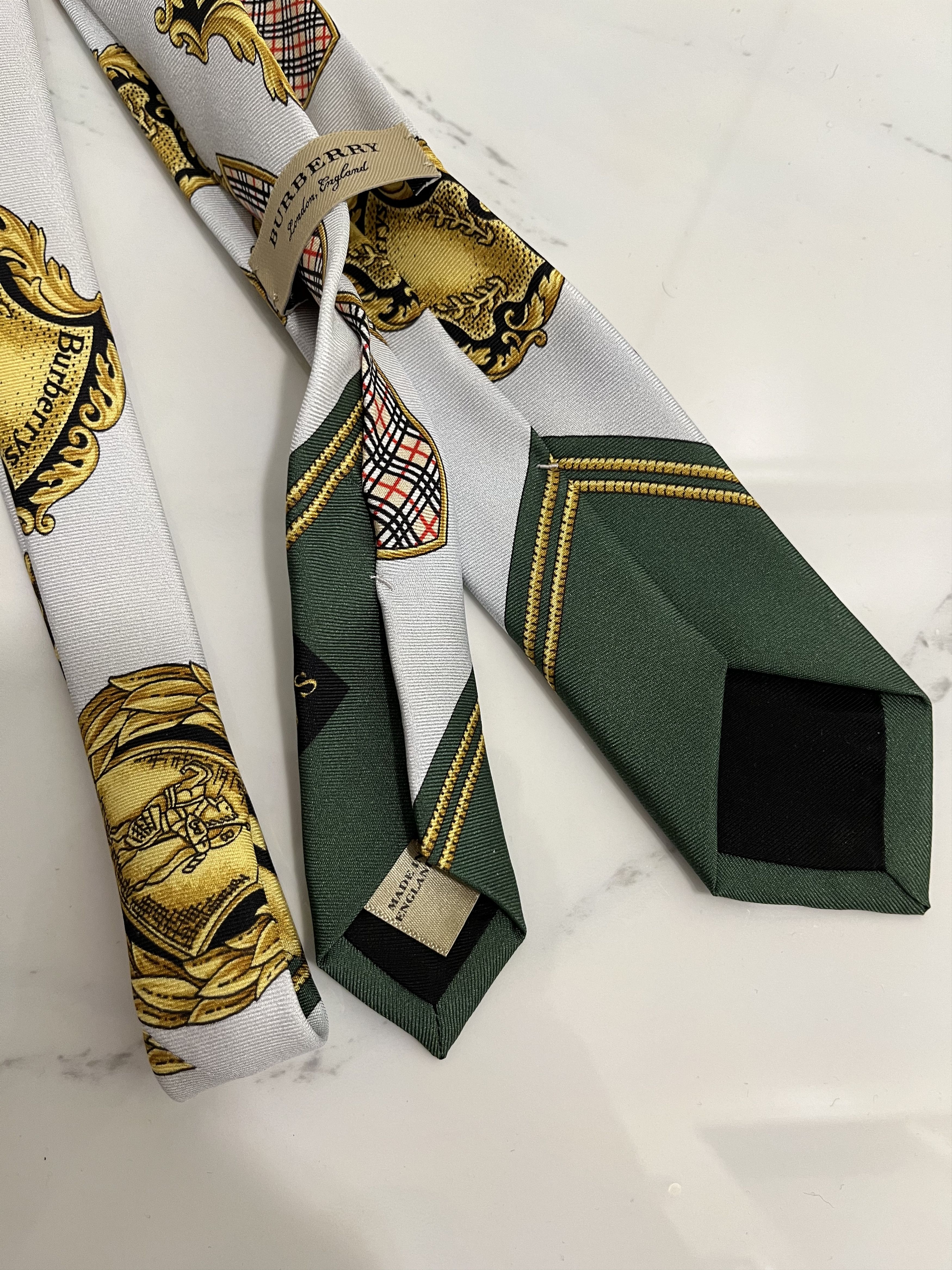 Burberry Burberry Silk Tie Size ONE SIZE - 4 Thumbnail