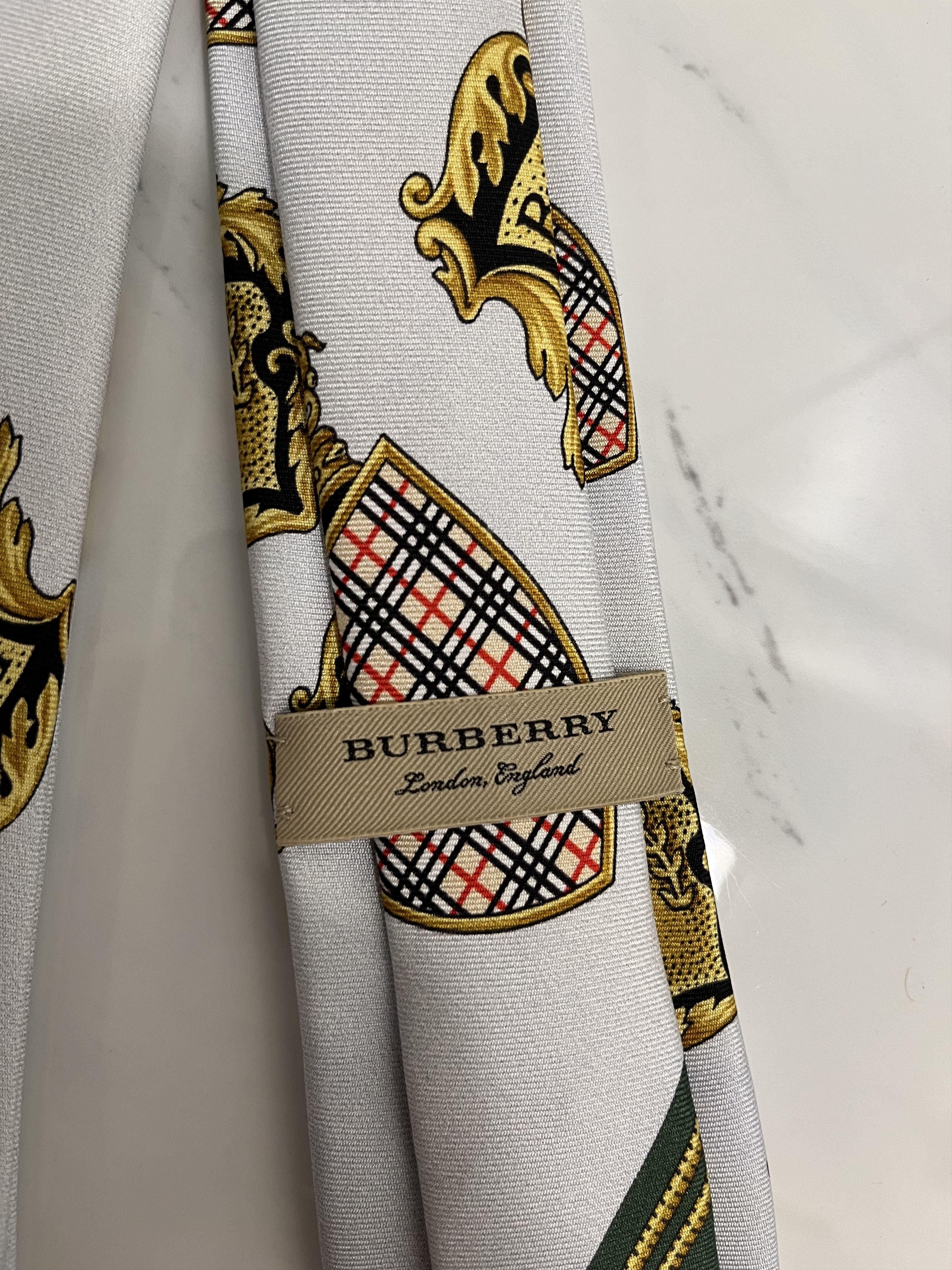 Burberry Burberry Silk Tie Size ONE SIZE - 1 Thumbnail