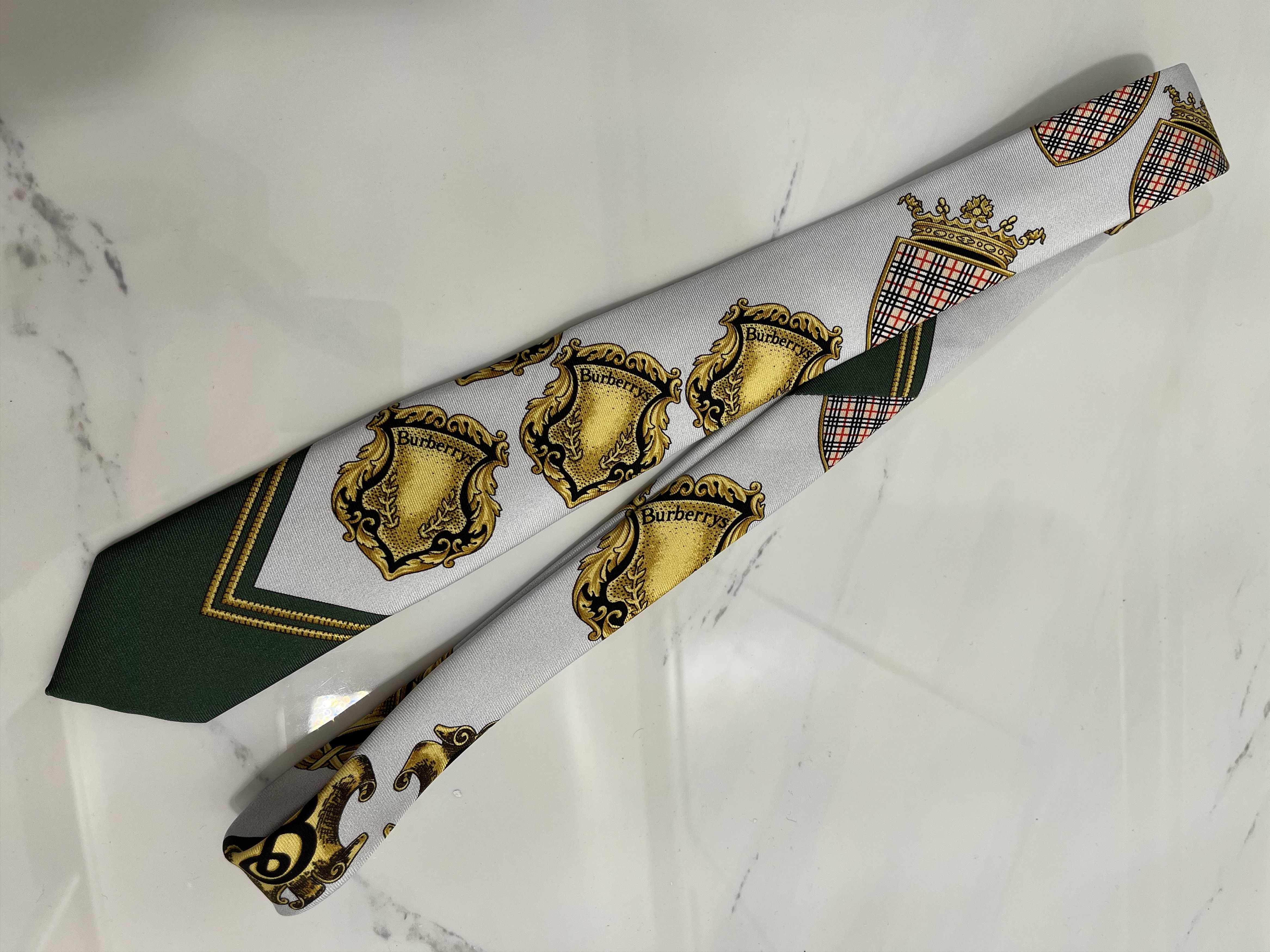 Burberry Burberry Silk Tie Size ONE SIZE - 3 Thumbnail