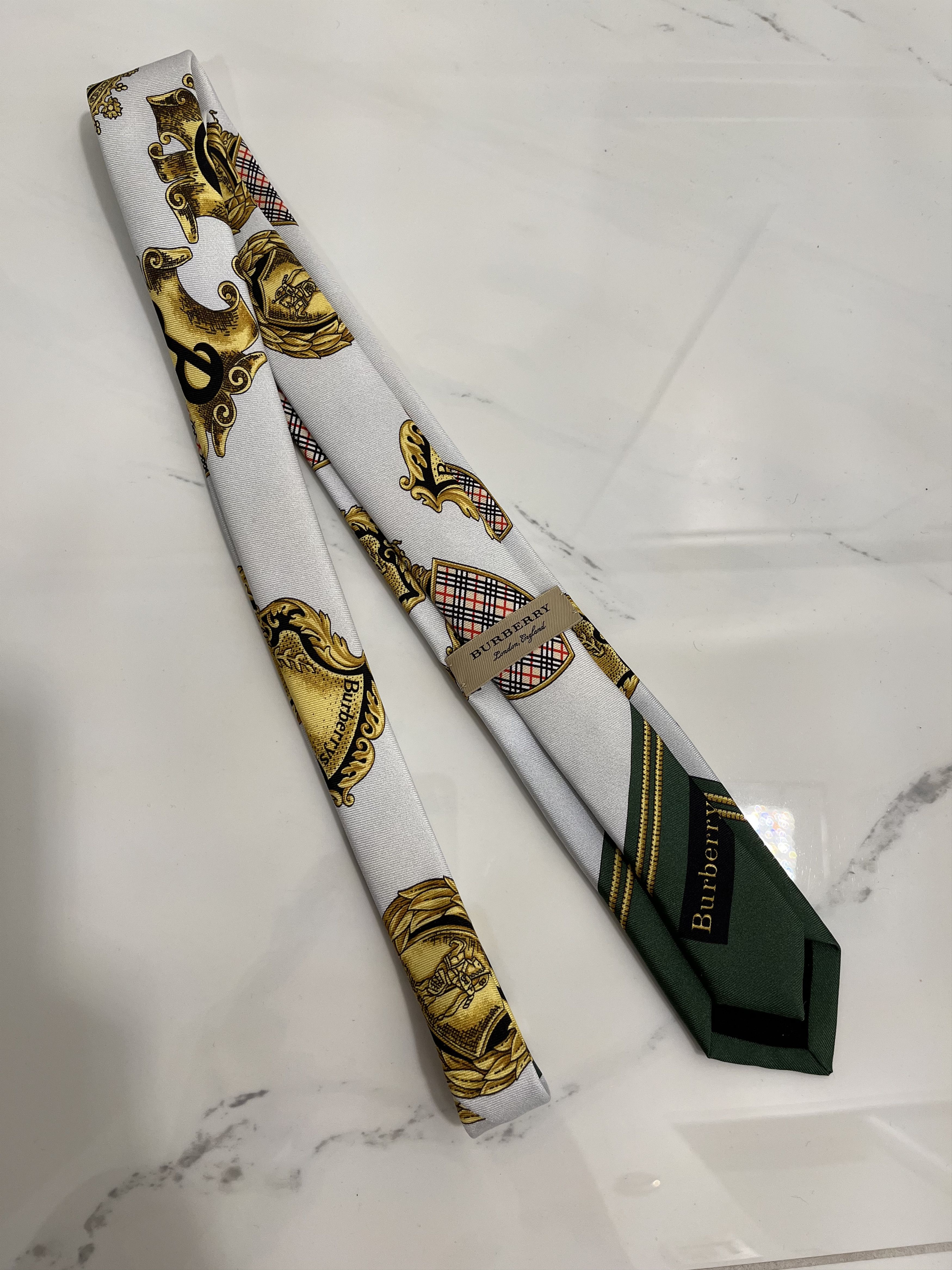 Burberry Burberry Silk Tie Size ONE SIZE - 2 Thumbnail