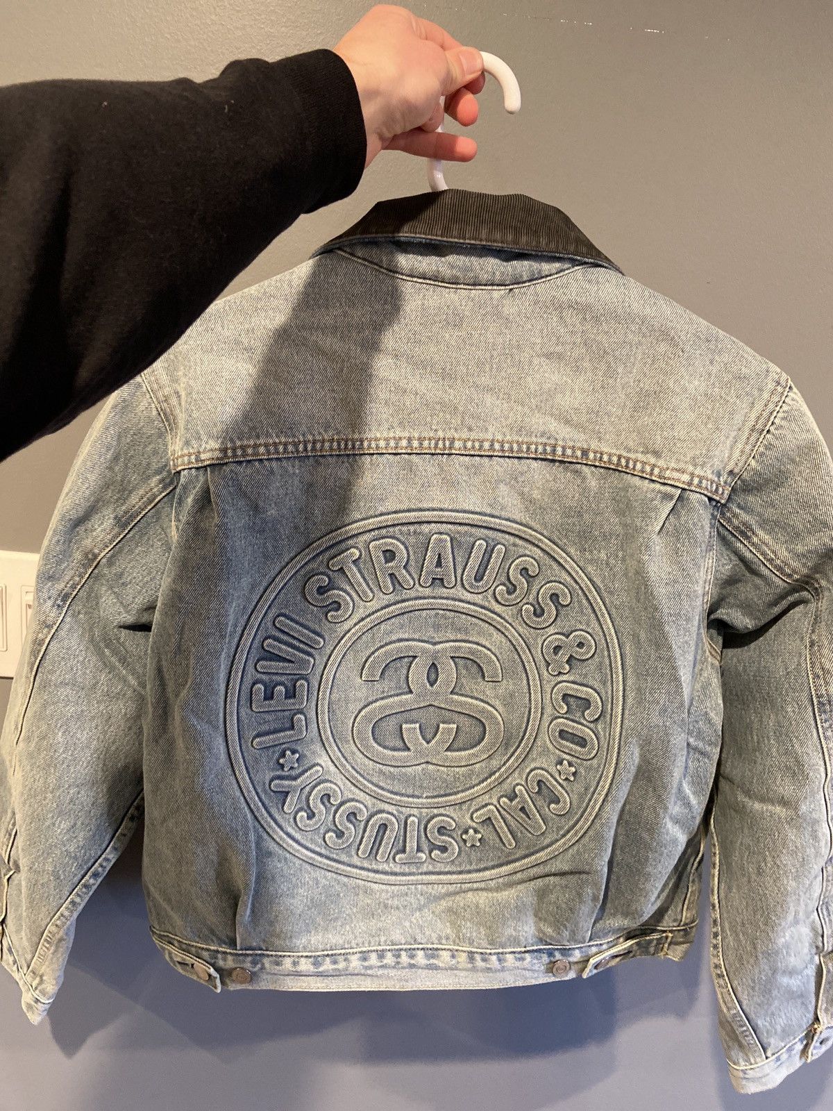 Stussy Stussy x Levi’s Embossed Trucker Jacket Grailed