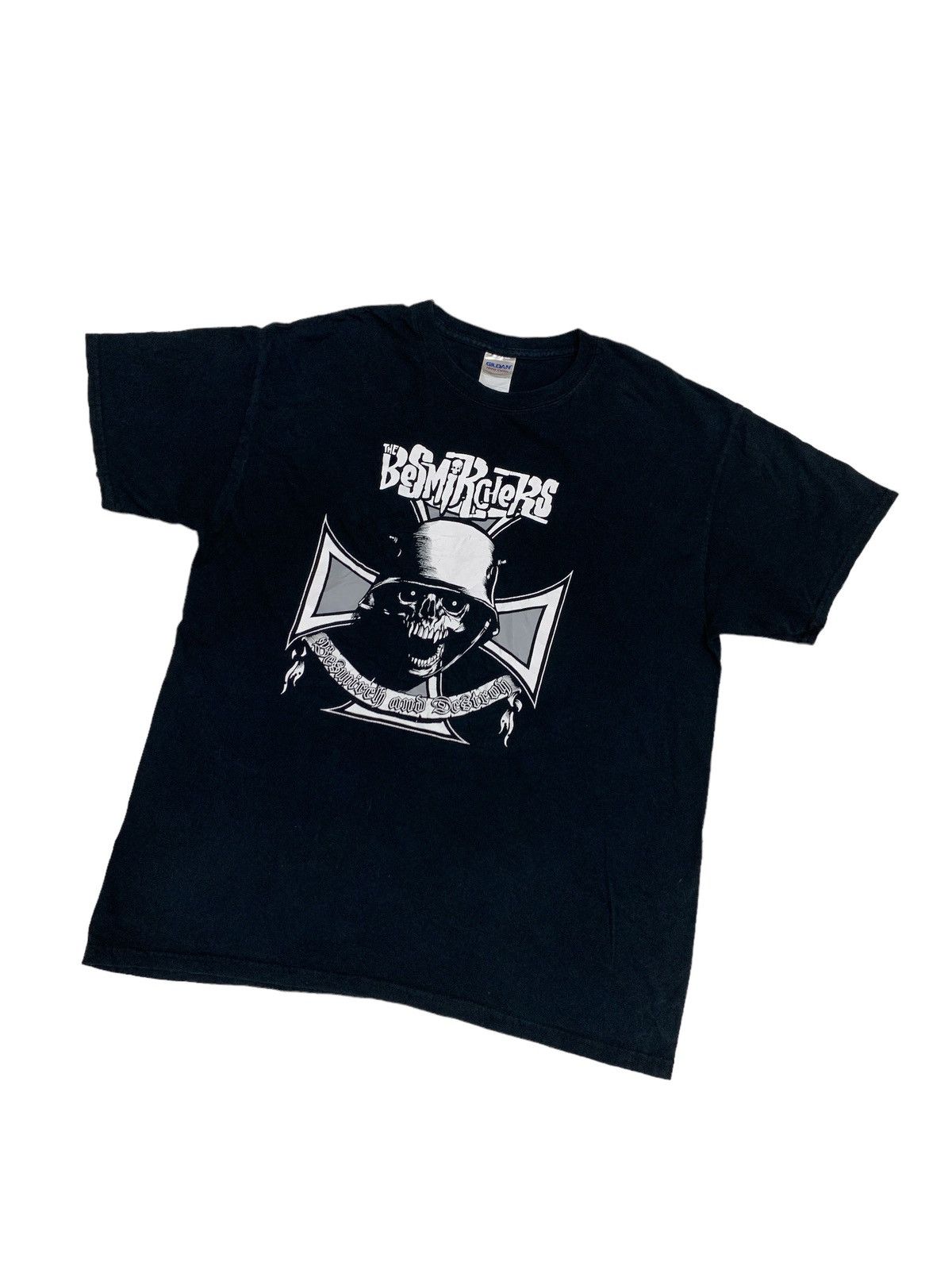 Band Tees THE BESMIRCHERS BESMIRCH AND DESTROY 2007 ALBUM SHIRT Size US L / EU 52-54 / 3 - 1 Thumbnail