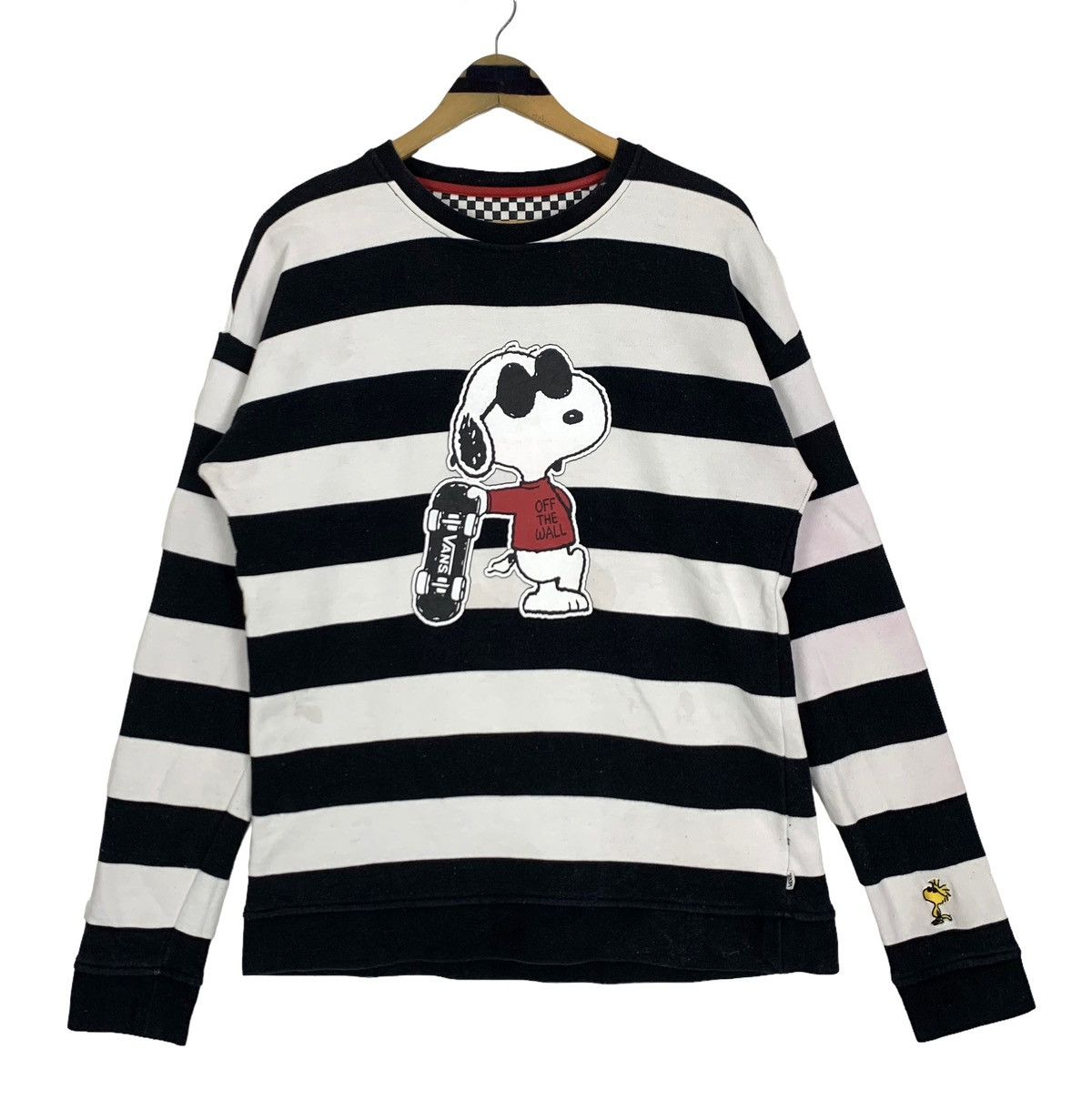 Peanuts Vintage Vans x Peanuts Skateboard Crewneck Sweatshirt Size US M / EU 48-50 / 2 - 1 Thumbnail