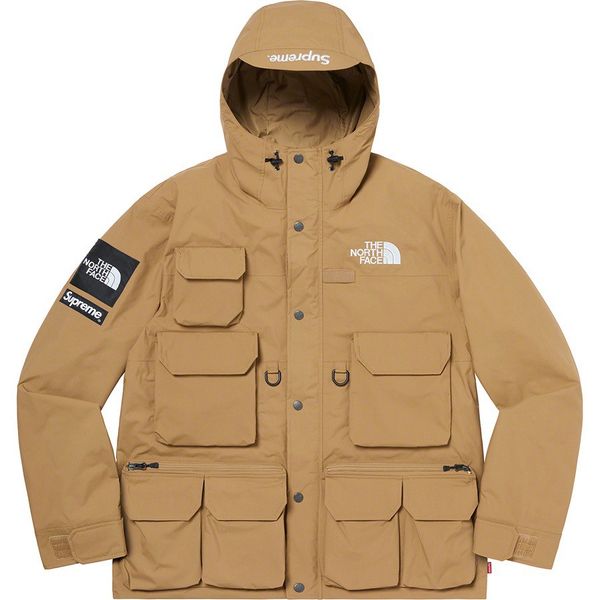 Supreme supreme north face cargo jacket gold 2020 | Grailed