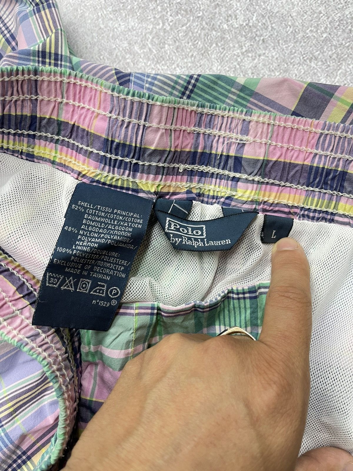 Polo Ralph Lauren Vintage Polo Ralph Lauren Plaid shorts size L Y2K Size US 34 / EU 50 - 7 Thumbnail
