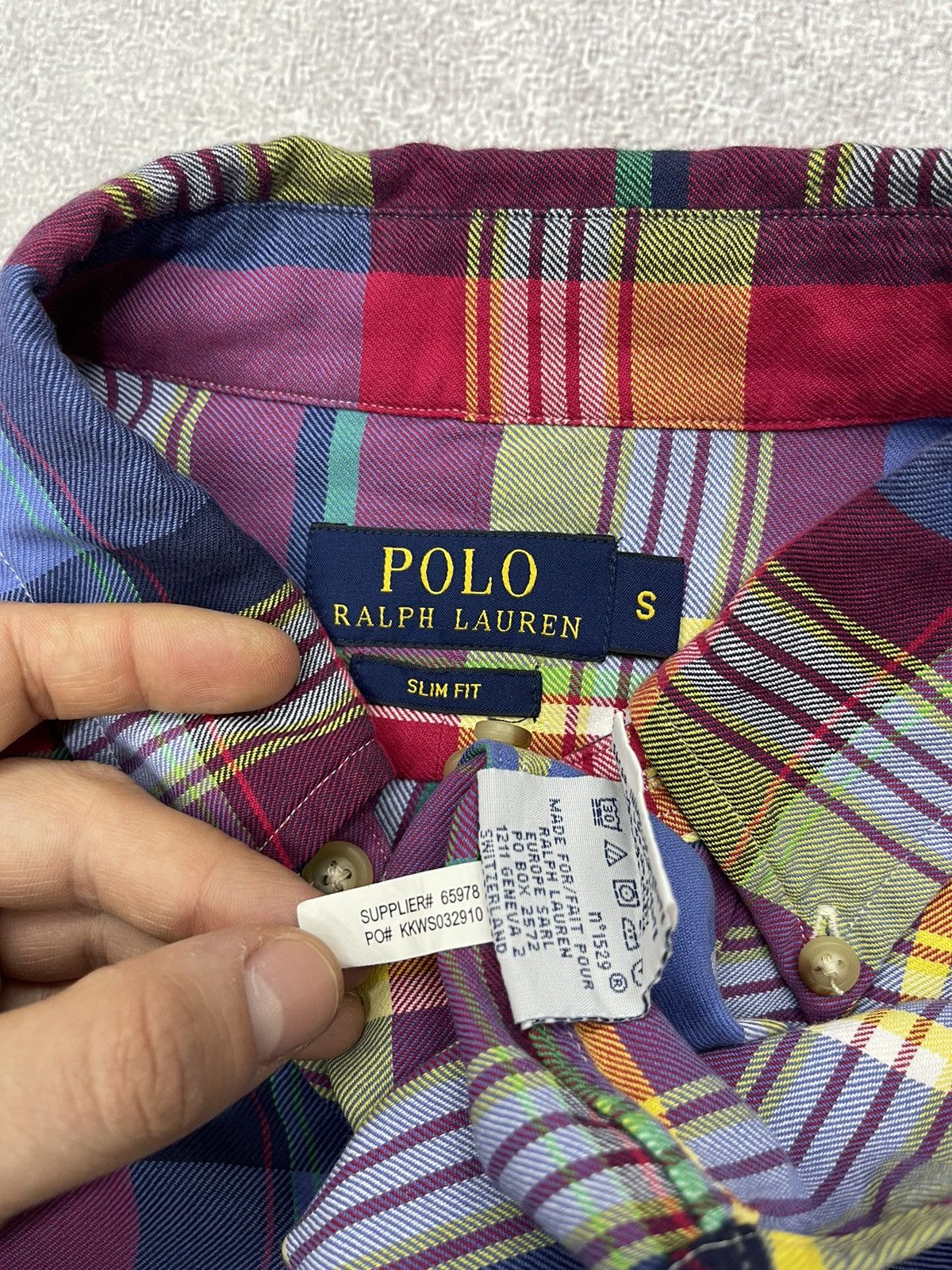 Polo Ralph Lauren Mens Polo Ralph Lauren Shirt Into a Cage Flannel Plaid sizeS Size US S / EU 44-46 / 1 - 5 Thumbnail