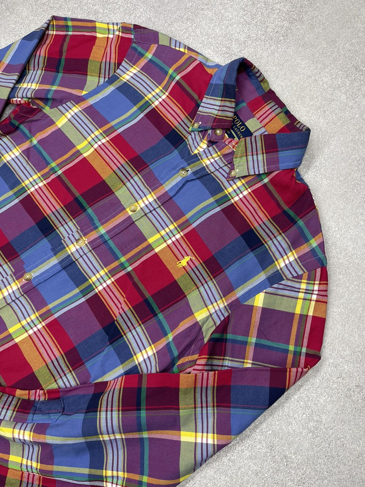 Polo Ralph Lauren Mens Polo Ralph Lauren Shirt Into a Cage Flannel Plaid sizeS Size US S / EU 44-46 / 1 - 2 Thumbnail