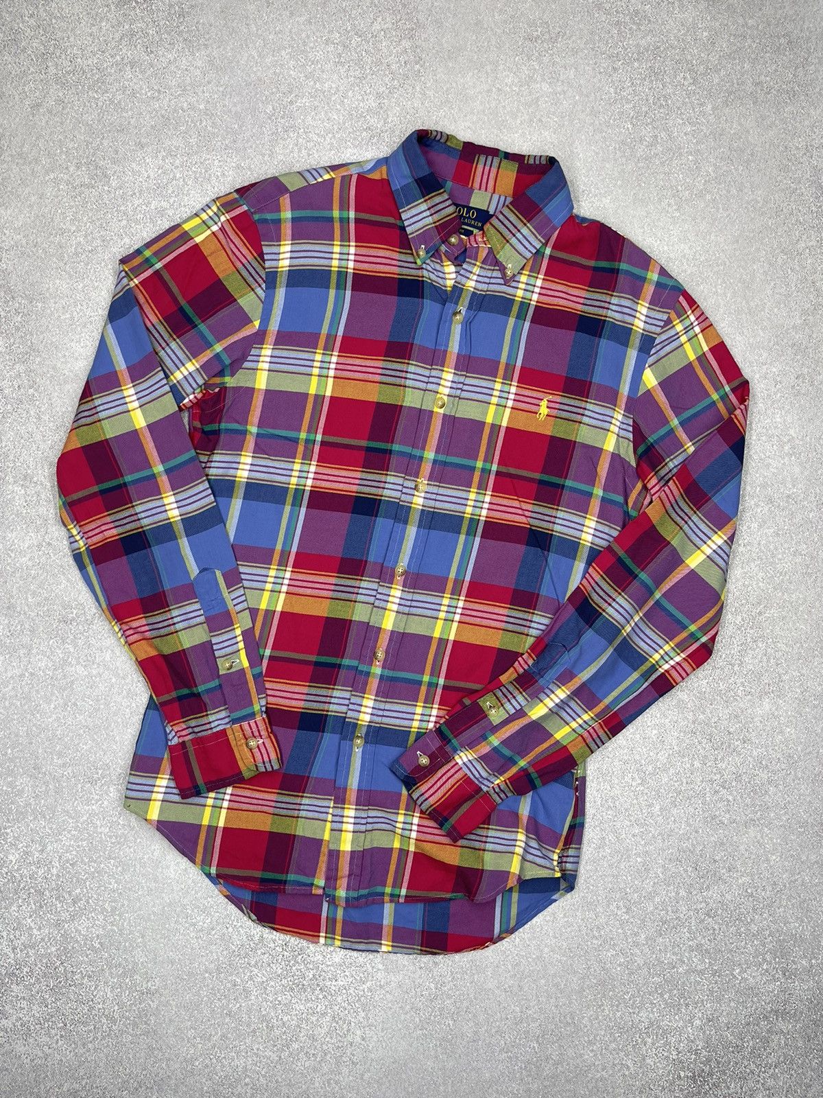 Polo Ralph Lauren Mens Polo Ralph Lauren Shirt Into a Cage Flannel Plaid sizeS Size US S / EU 44-46 / 1 - 1 Thumbnail
