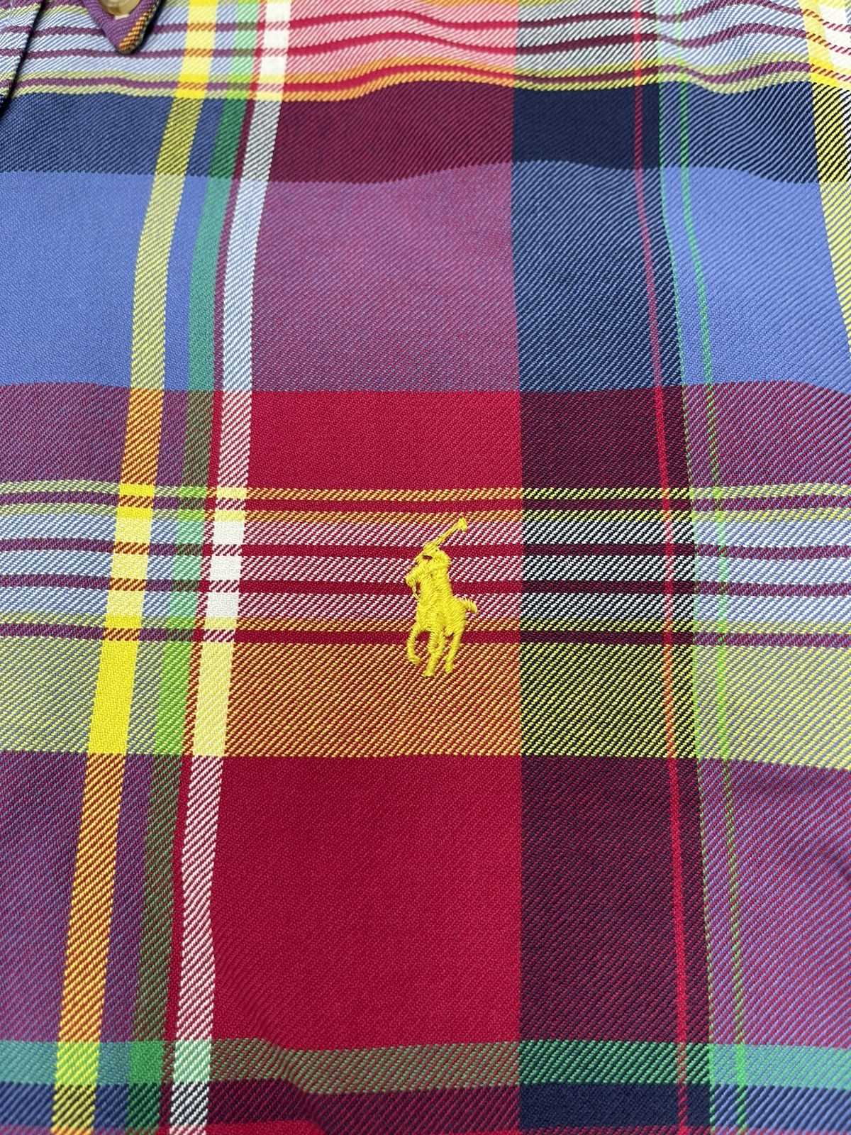 Polo Ralph Lauren Mens Polo Ralph Lauren Shirt Into a Cage Flannel Plaid sizeS Size US S / EU 44-46 / 1 - 4 Thumbnail