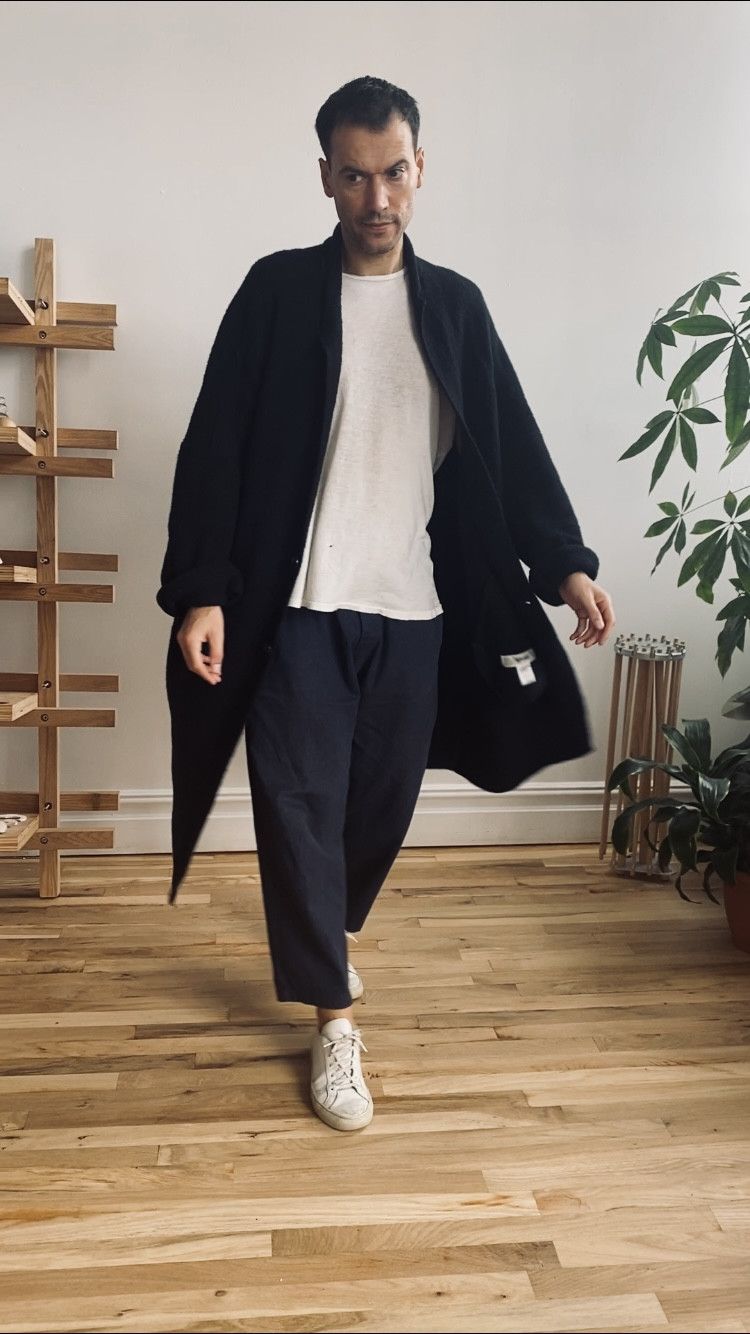 Sulvam Black Hitoe Coat Size US S / EU 44-46 / 1 - 4 Thumbnail