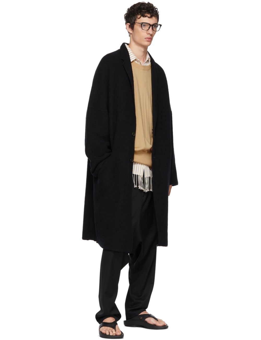 Sulvam Black Hitoe Coat Size US S / EU 44-46 / 1 - 2 Thumbnail