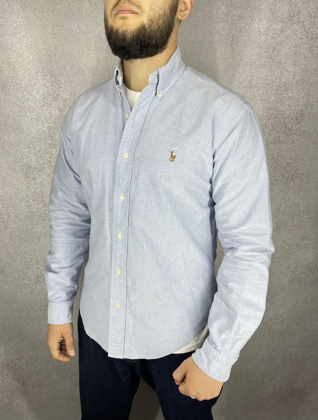 Polo Ralph Lauren × Vintage Vintage Polo Ralph Lauren Casual Shirt Mens Blue size M-L Size US M / EU 48-50 / 2 - 1 Thumbnail