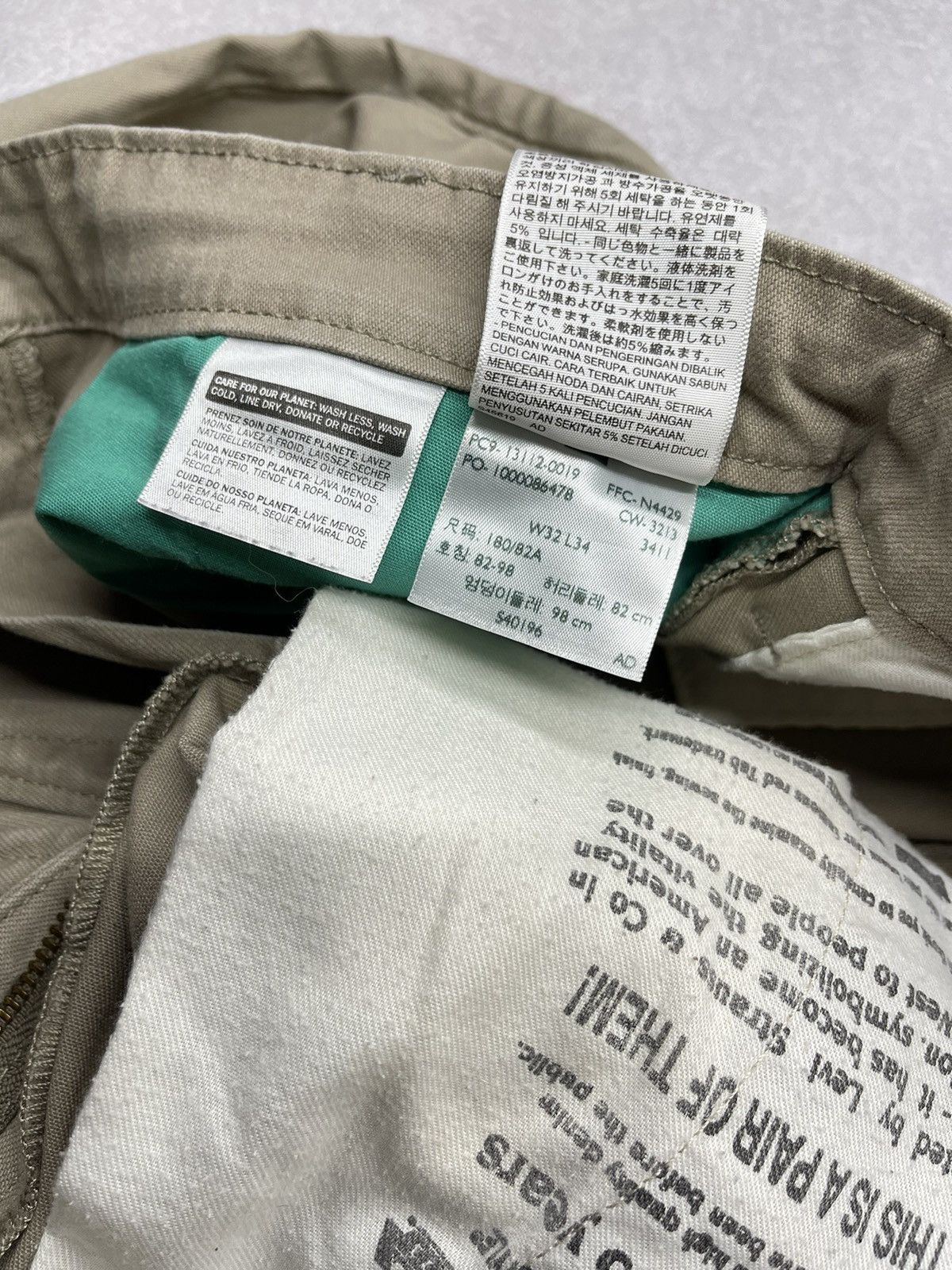 Levi's Levis Commuters Reflective Selvedge Chino Pants size 32x34 Size US 32 / EU 48 - 10 Thumbnail