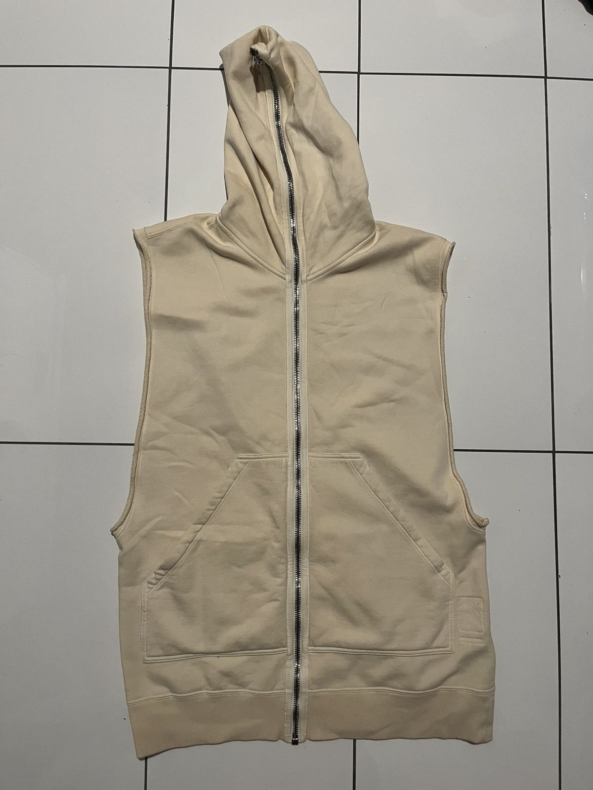 Rick owens sleeveless hoodie 2025