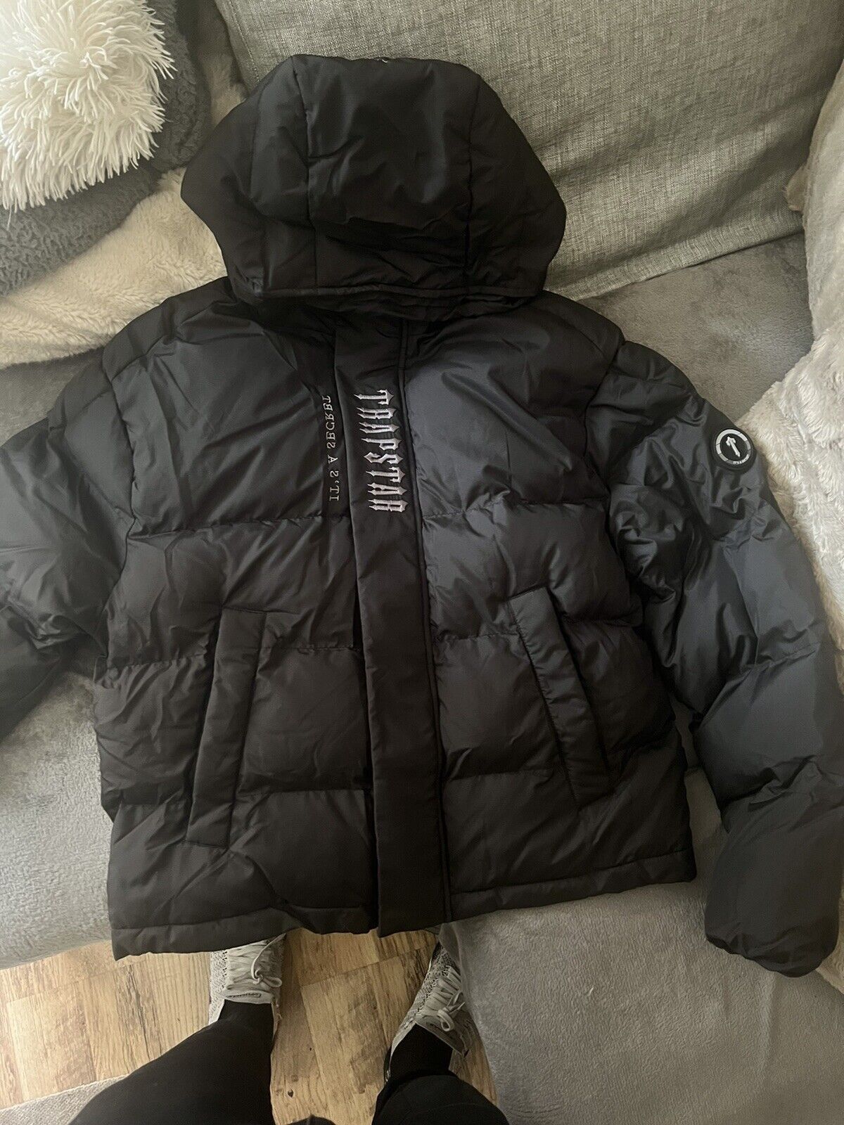 Trapstar London Trapstar Decoded 2.0 Hooded Puffer Jacket Black