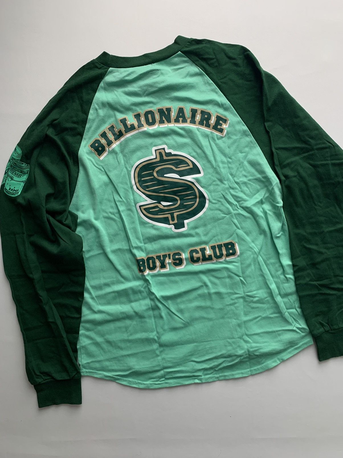 Season 2 Green Dollar Sign Long Sleeve Tee