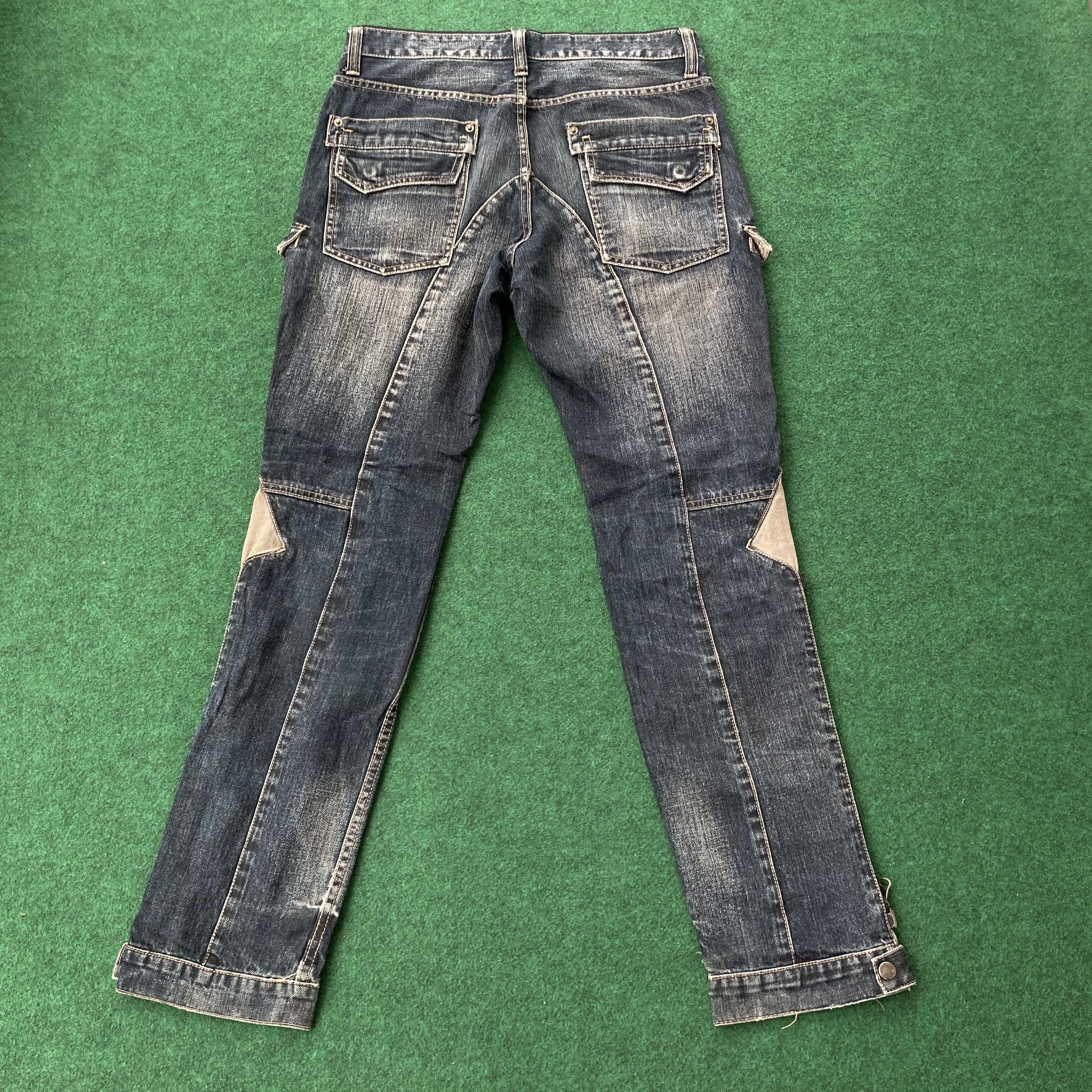 Designer × Japanese Brand × PPFM Vtg PPFM Pocket Japan Denim Sz 31 Streetwear Pant Jeans Size US 31 - 5 Thumbnail