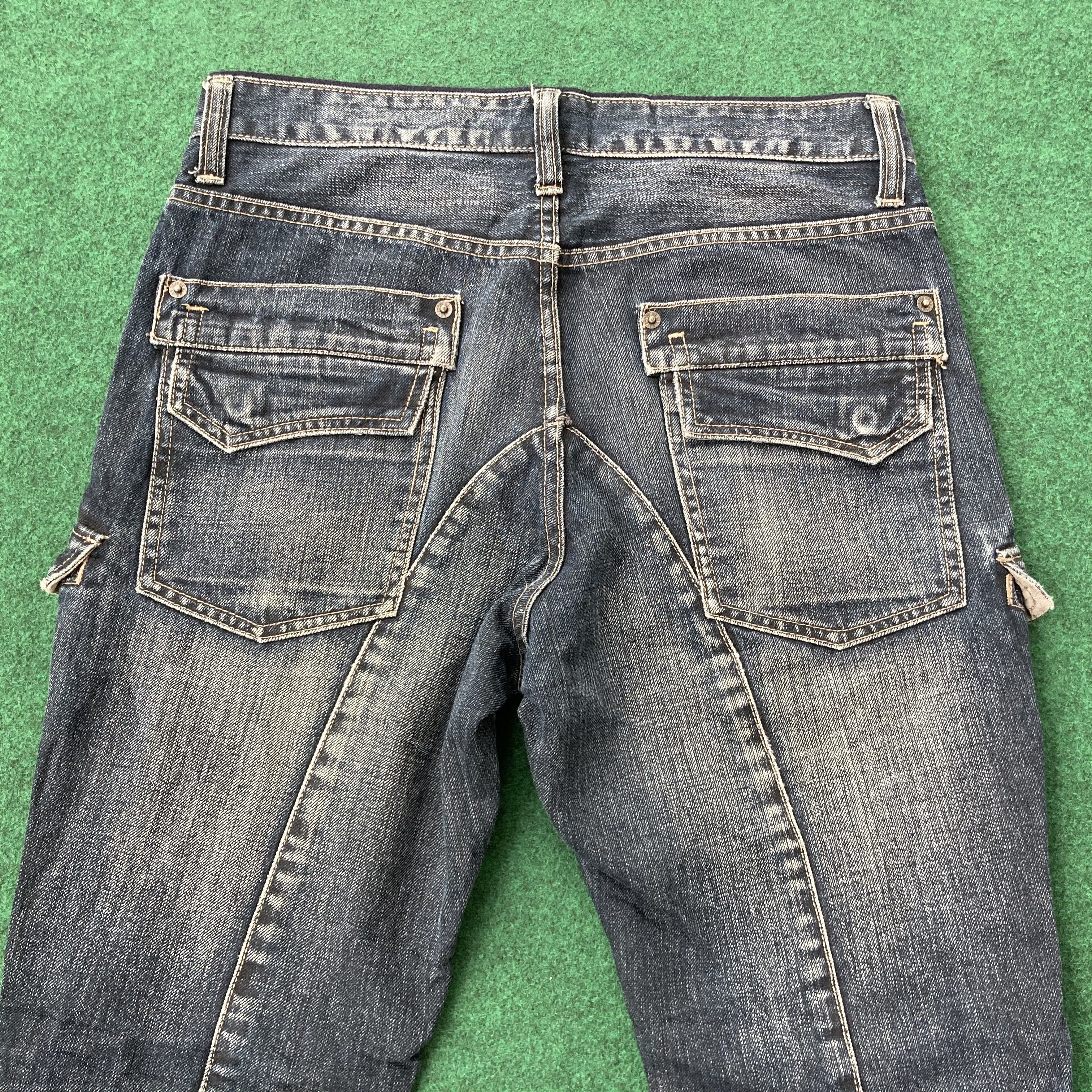 Designer × Japanese Brand × PPFM Vtg PPFM Pocket Japan Denim Sz 31 Streetwear Pant Jeans Size US 31 - 4 Thumbnail