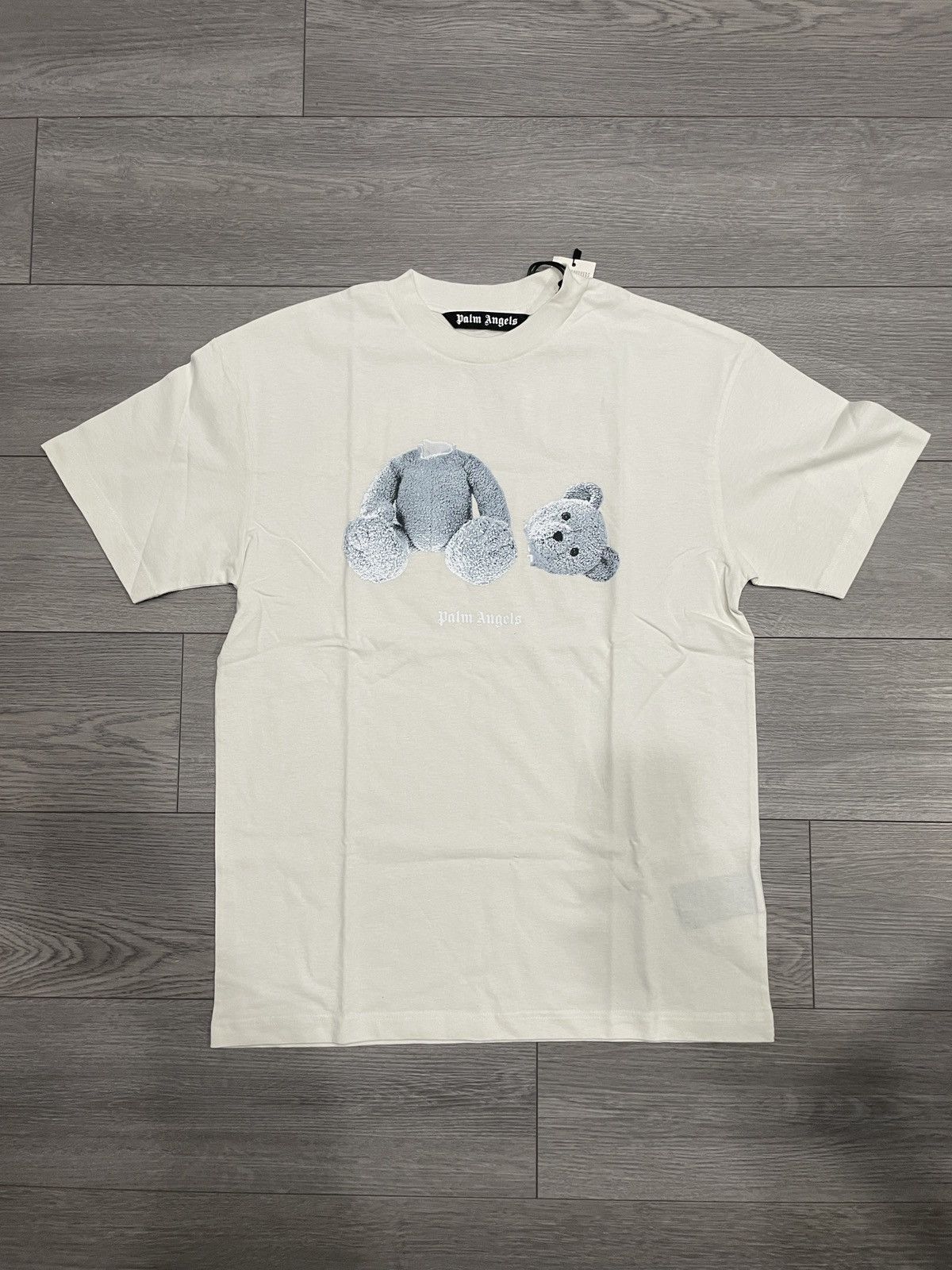 Palm Angels Cream Kill The Bear T-Shirt