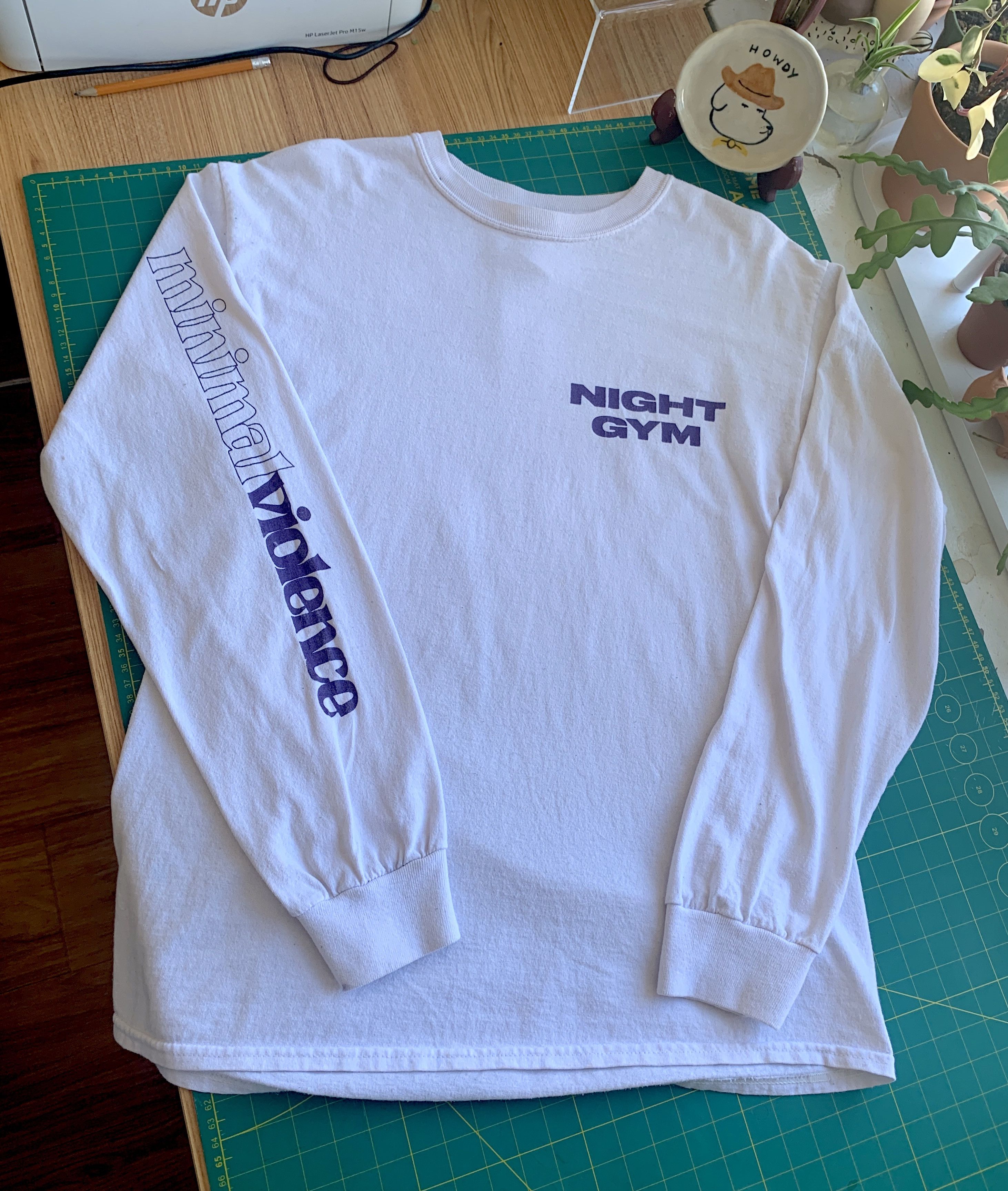 Misbhv MINIMAL VIOLENCE "NIGHT GYM" TEE Size US M / EU 48-50 / 2 - 2 Thumbnail