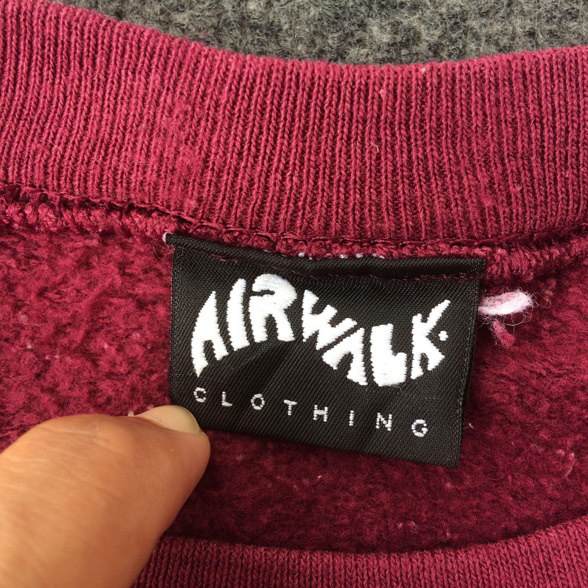 Airwalk × Vintage Vtg Airwalk 80s Skateboard Rare Sweatshirt Size US L / EU 52-54 / 3 - 3 Thumbnail