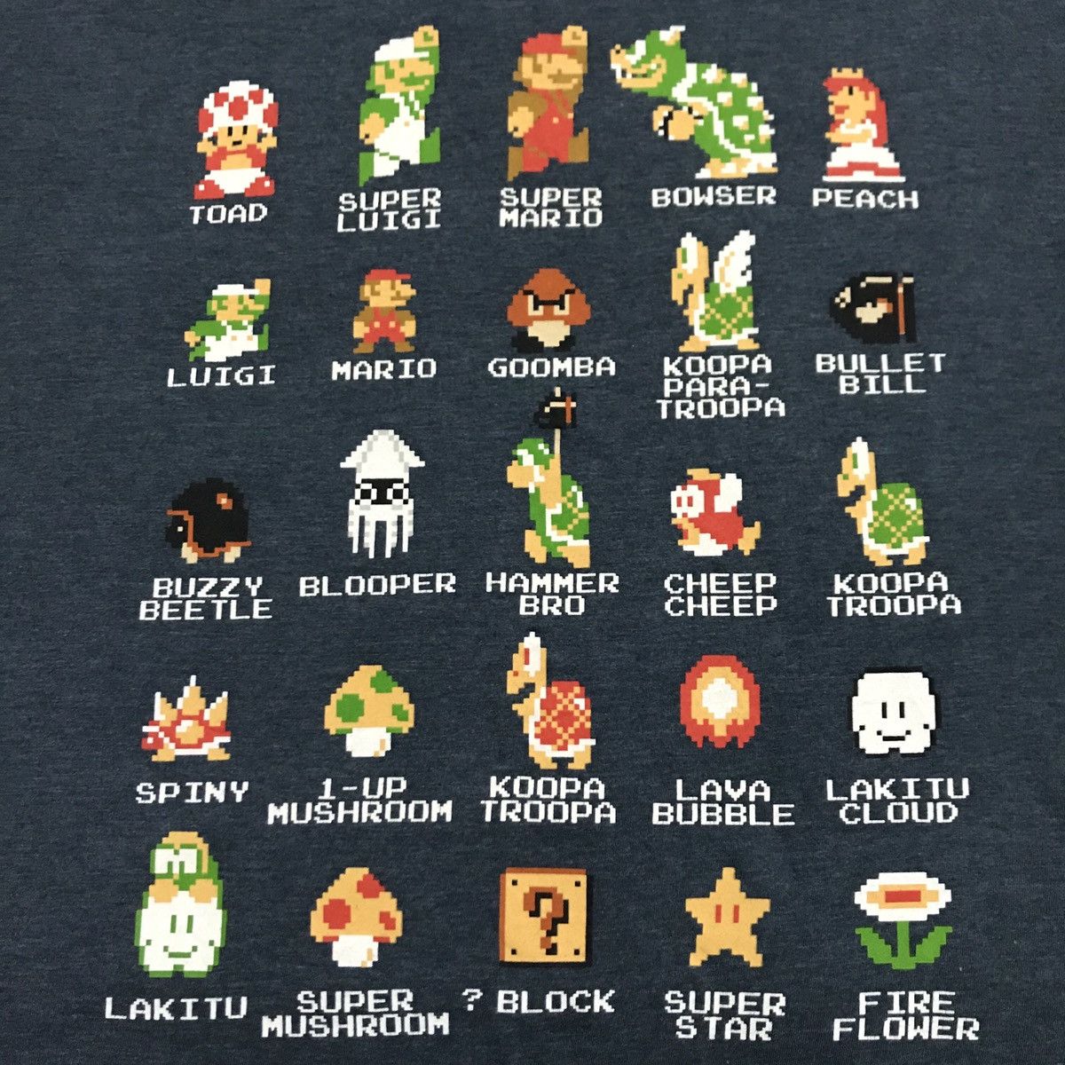 Cartoon Network Super mario digital playing game tshirt Size US M / EU 48-50 / 2 - 7 Thumbnail
