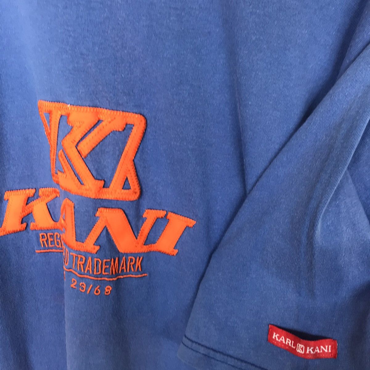 Karl Kani vintage karl kani big logo tshirt Size US L / EU 52-54 / 3 - 4 Thumbnail