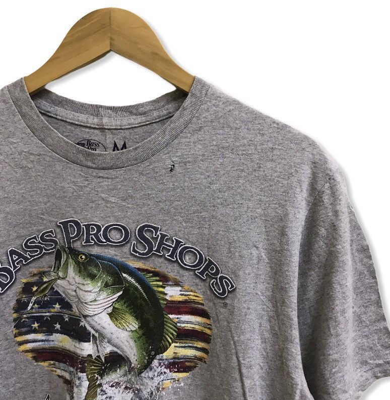 Japanese Brand Bass pro shops distressed tshirt Size US M / EU 48-50 / 2 - 5 Thumbnail