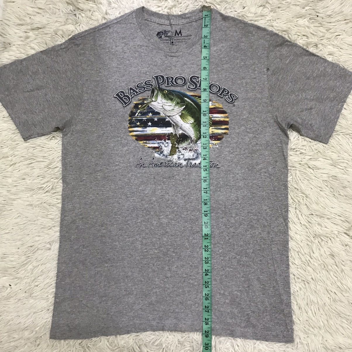 Japanese Brand Bass pro shops distressed tshirt Size US M / EU 48-50 / 2 - 12 Thumbnail